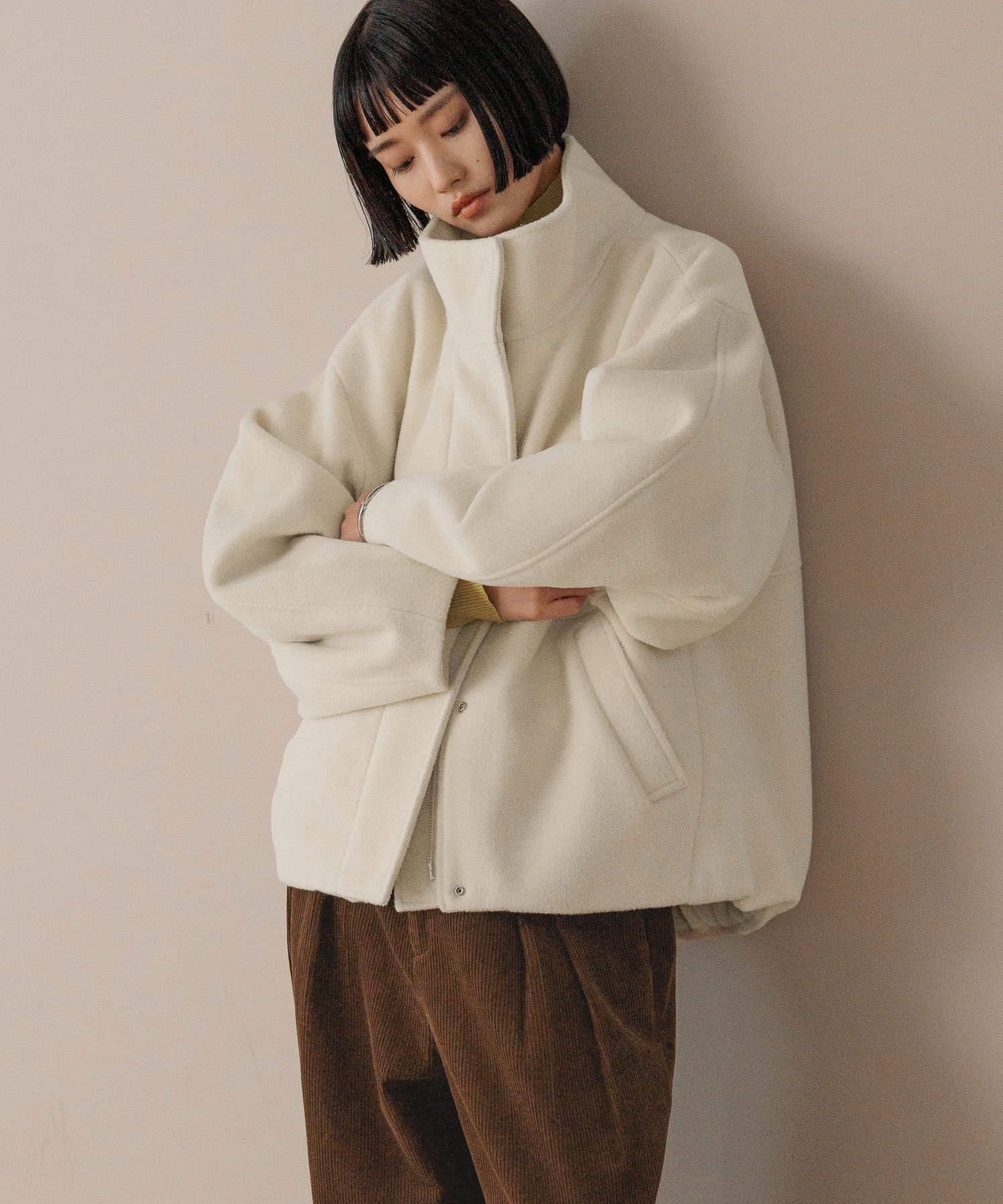 LOWRYS FARM｜ウーリーテックスタンドブルゾン | Rakuten Fashion(楽天