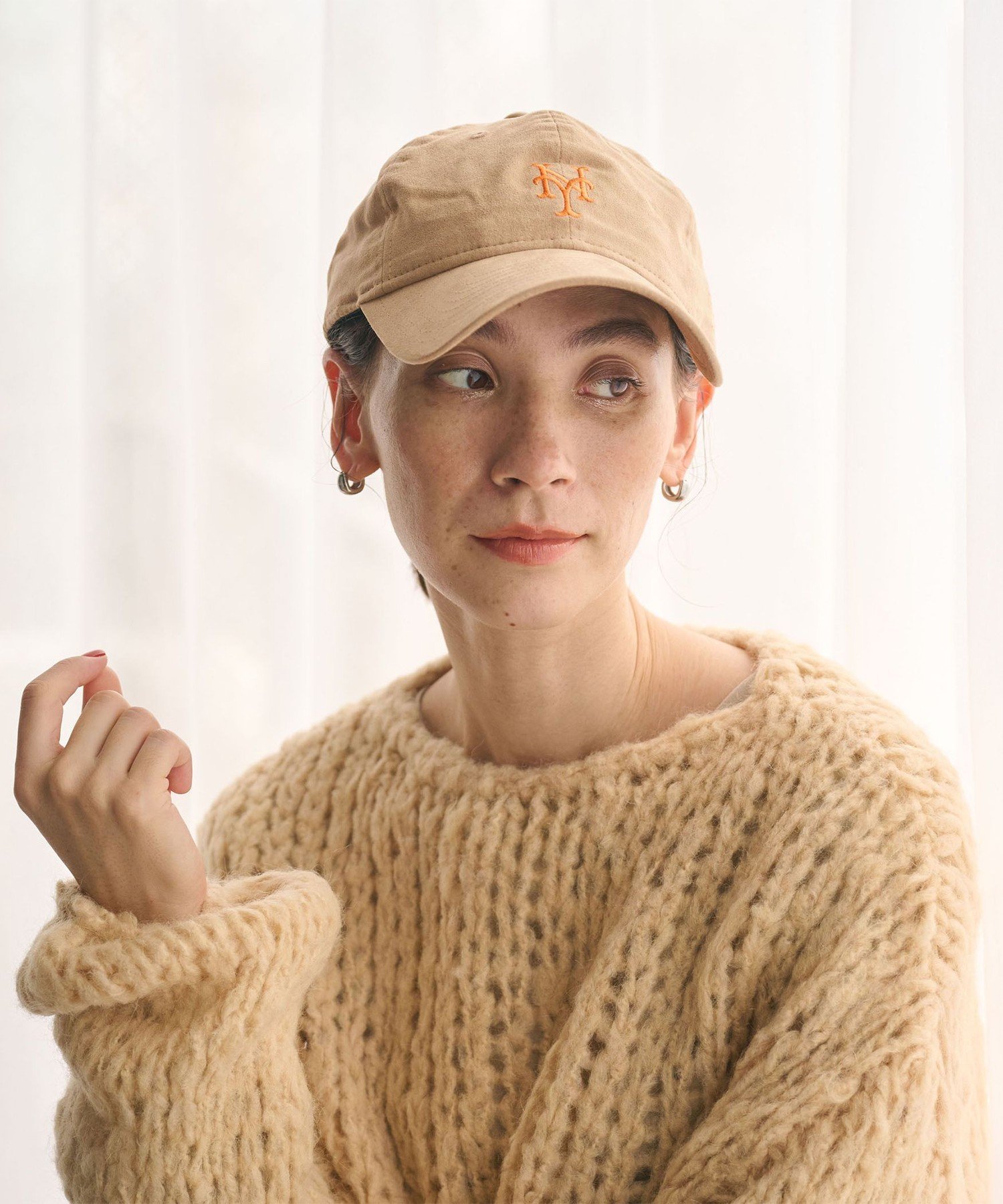 BEAUTY&YOUTH 【別注】<NEW ERA>スエードライクキャップ BEAUTY&YOUTH UNITED ARROWS｜【別注】<NEW ERA>スエードライク ロゴ