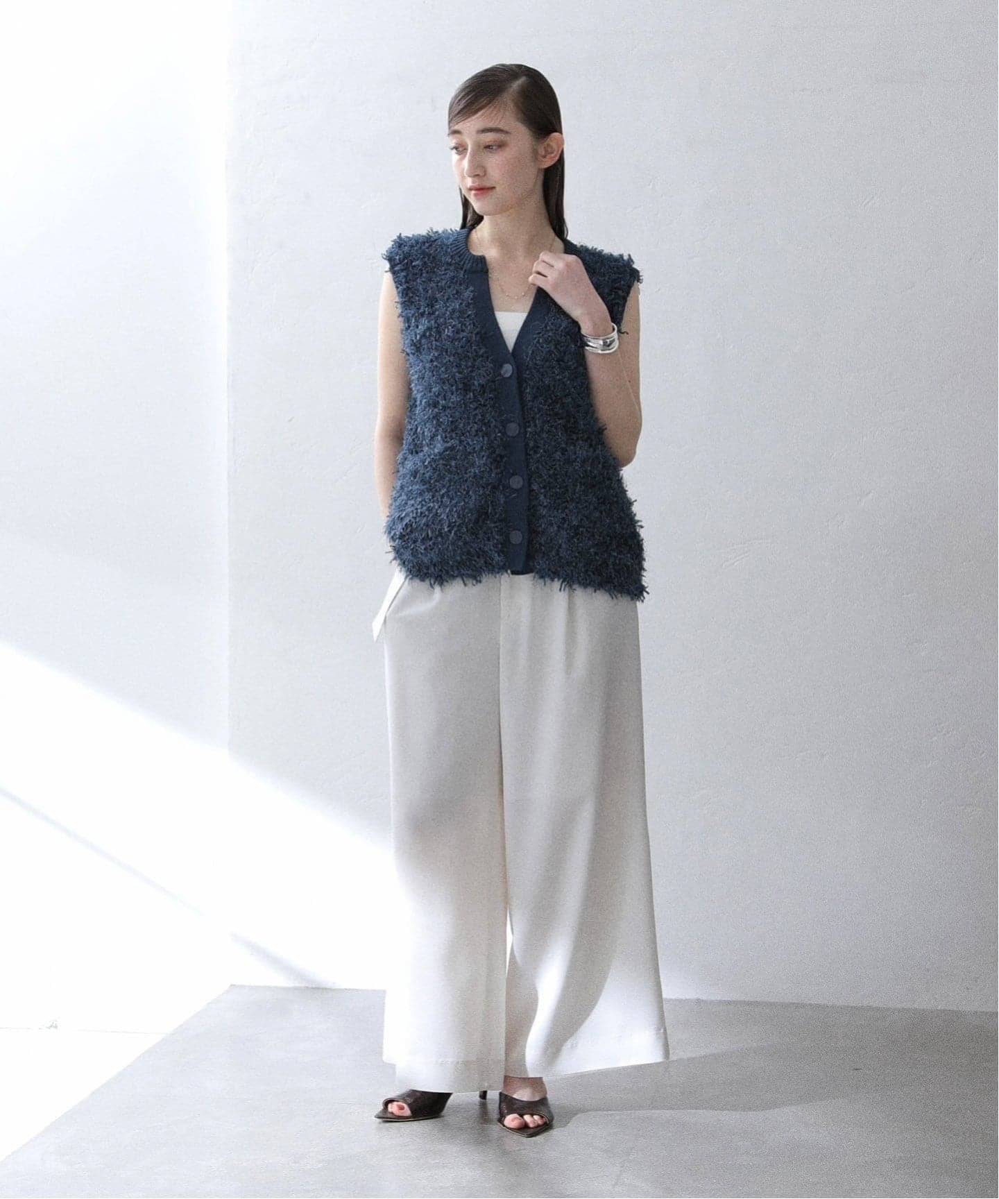 La Totalite｜【洗える】フェザーベスト | Rakuten Fashion(楽天