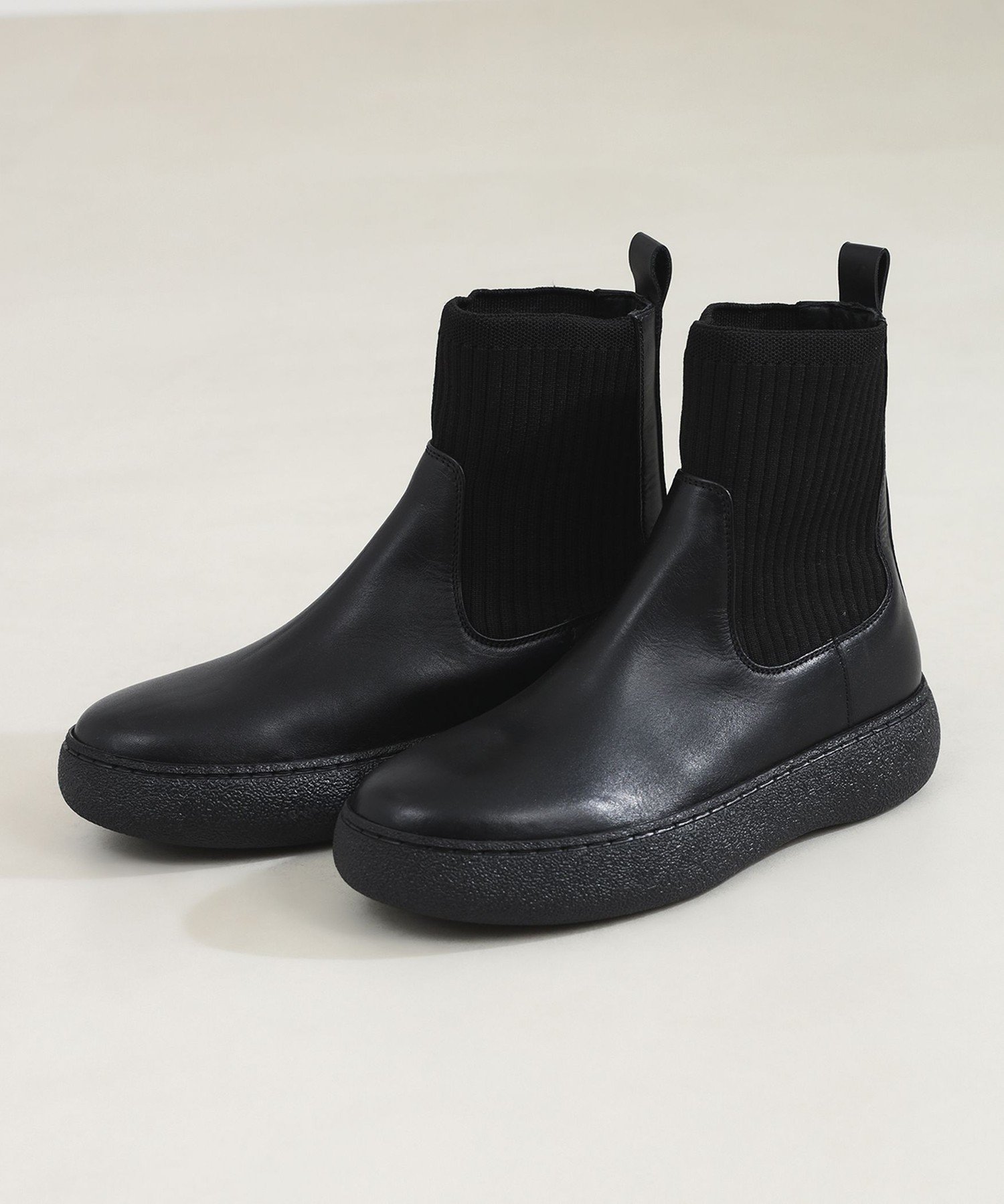 Demi-Luxe BEAMS｜CAMINANDO / アンクル リブ ブーツ | Rakuten