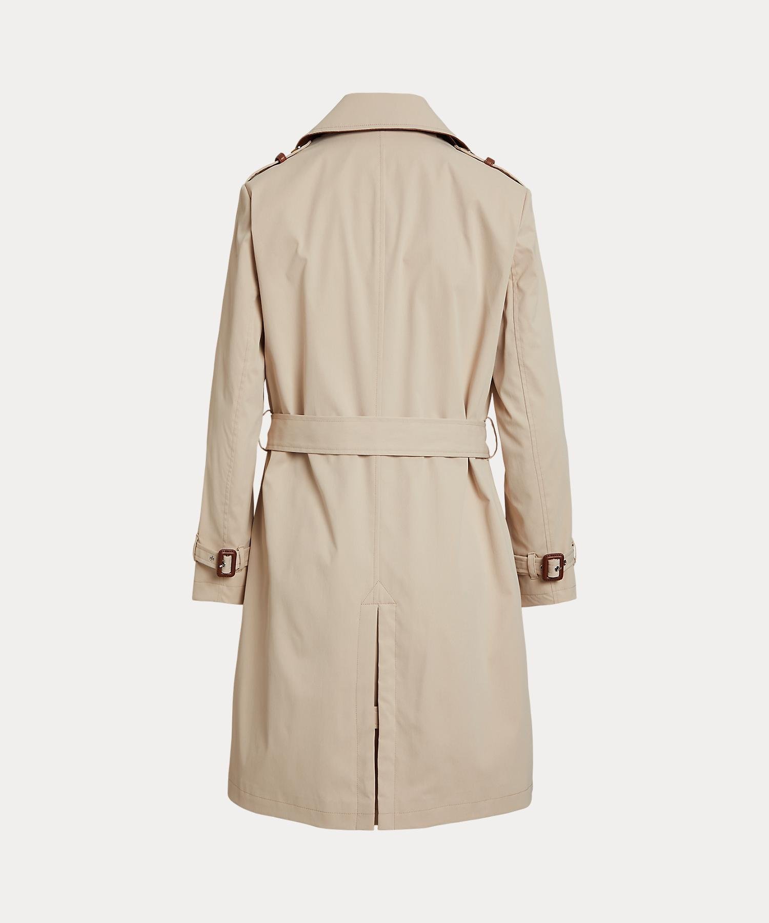 RALPH LAUREN｜ダブルブレステッド ベルテッド トレンチ コート