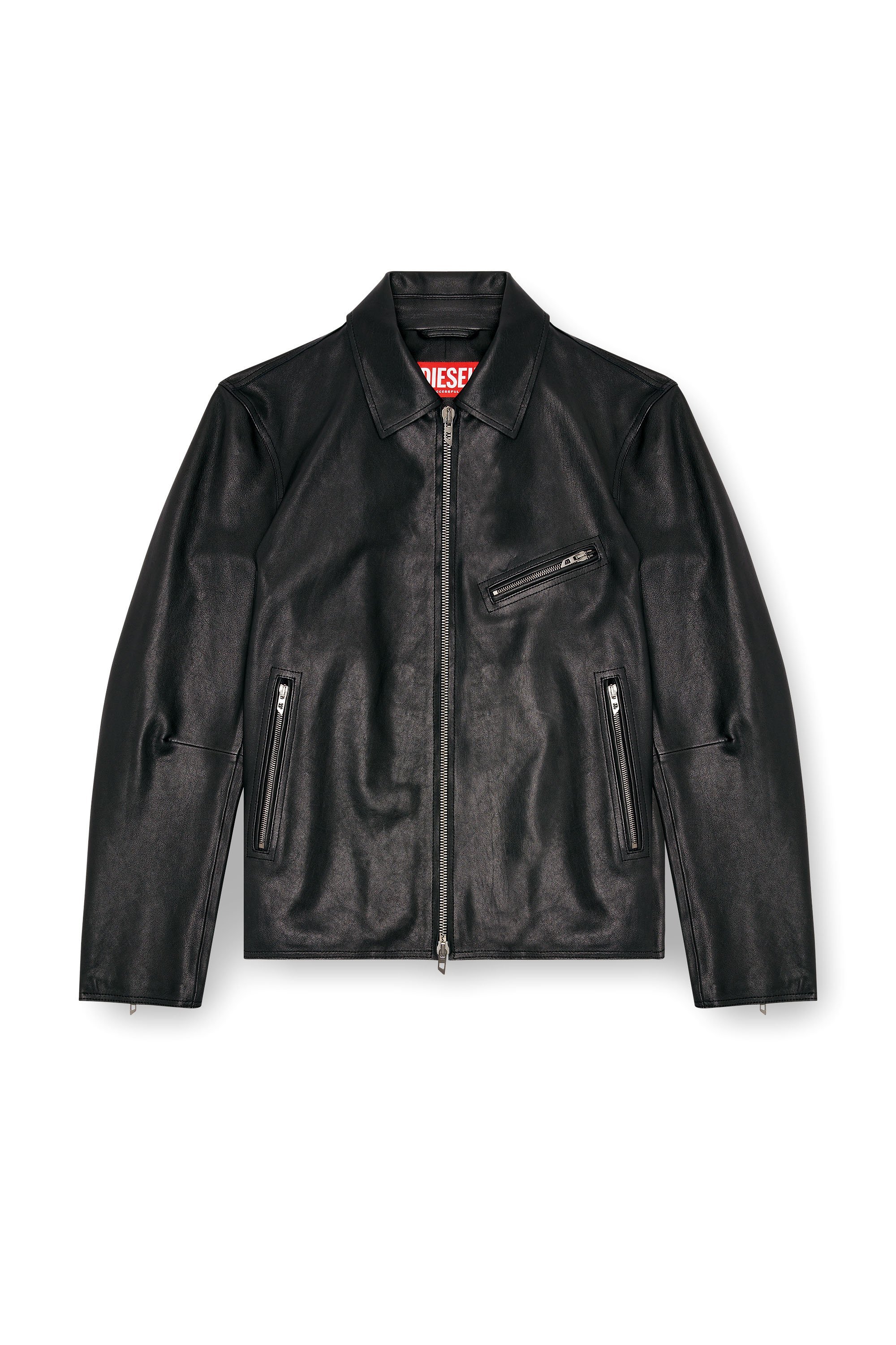 DIESEL｜メンズ レザージャケット L-KORN-A | Rakuten Fashion(楽天