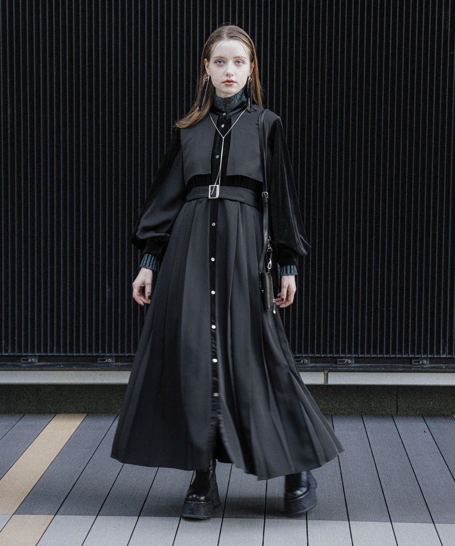HARE｜マルチマテリアルプリーツワンピース | Rakuten Fashion(楽天