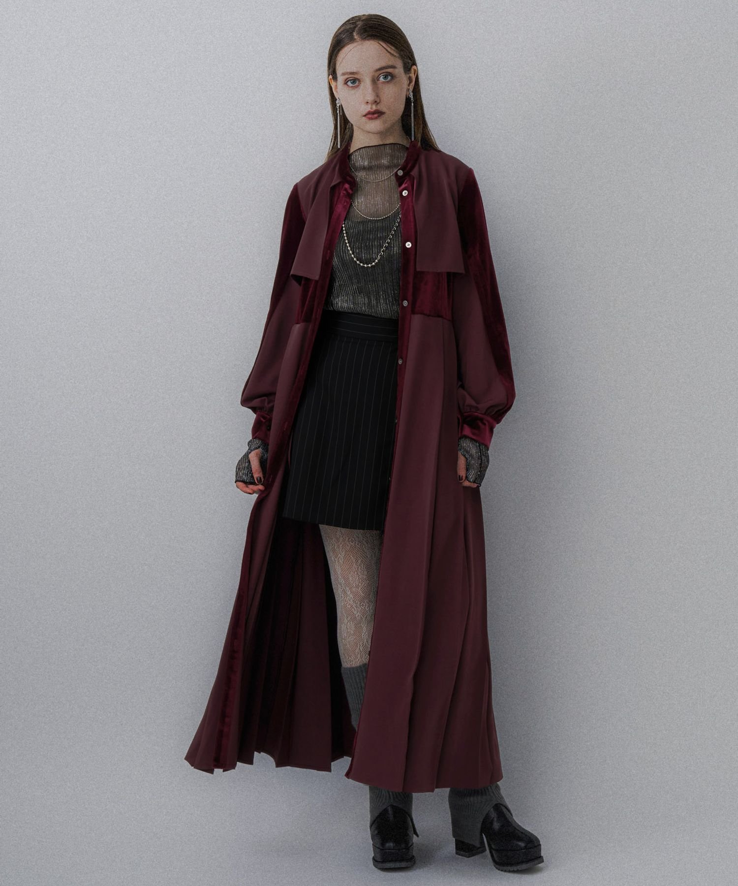 HARE｜マルチマテリアルプリーツワンピース | Rakuten Fashion(楽天