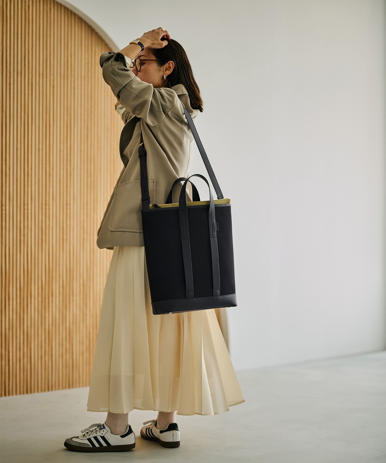 ROPE'｜【E'POR】 LAYER BAG Large/WEB掲載【A4対応】【通勤