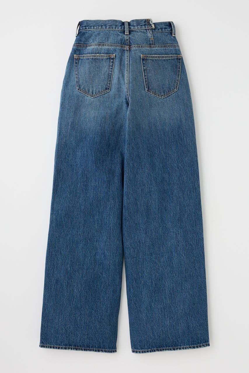 moussy｜CROSS WAIST WIDE STRAIGHT | Rakuten Fashion(楽天