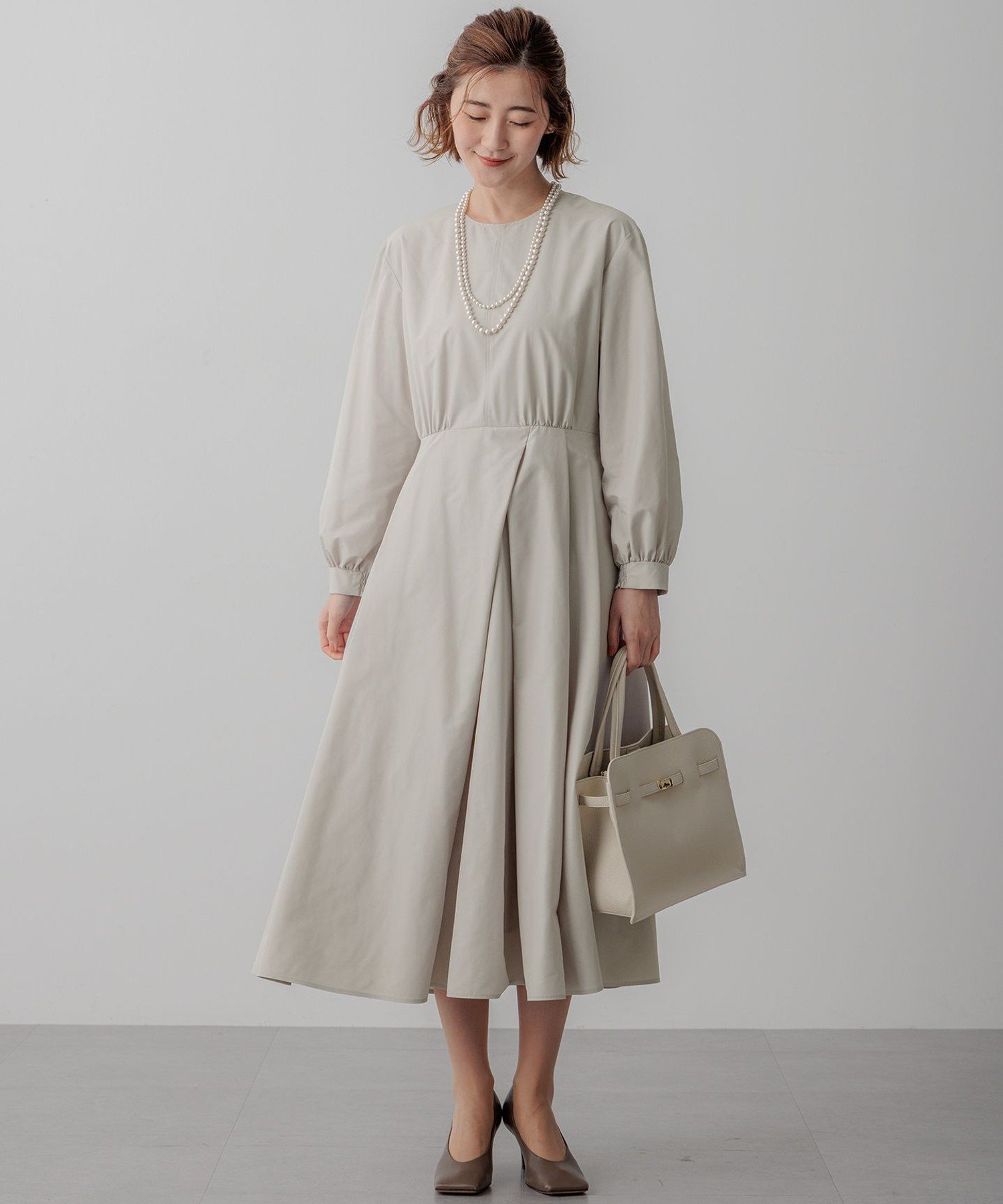 23区｜【VERYコラボ】ラスタークロス タックワンピース | Rakuten