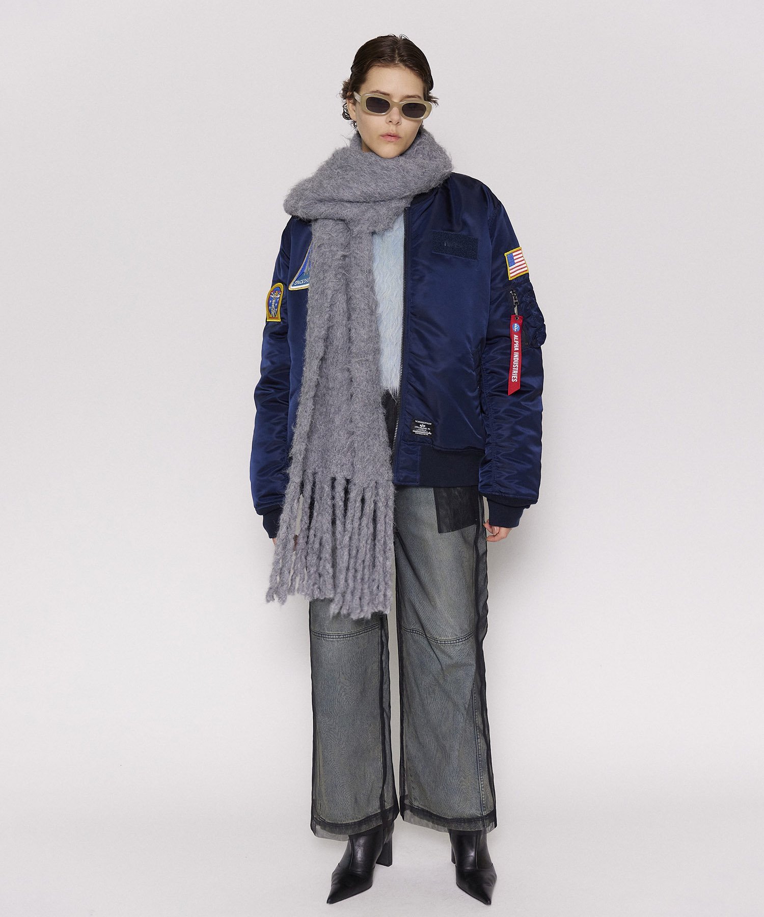 MAISON SPECIAL｜Shaggy knit Muffler | Rakuten Fashion(楽天