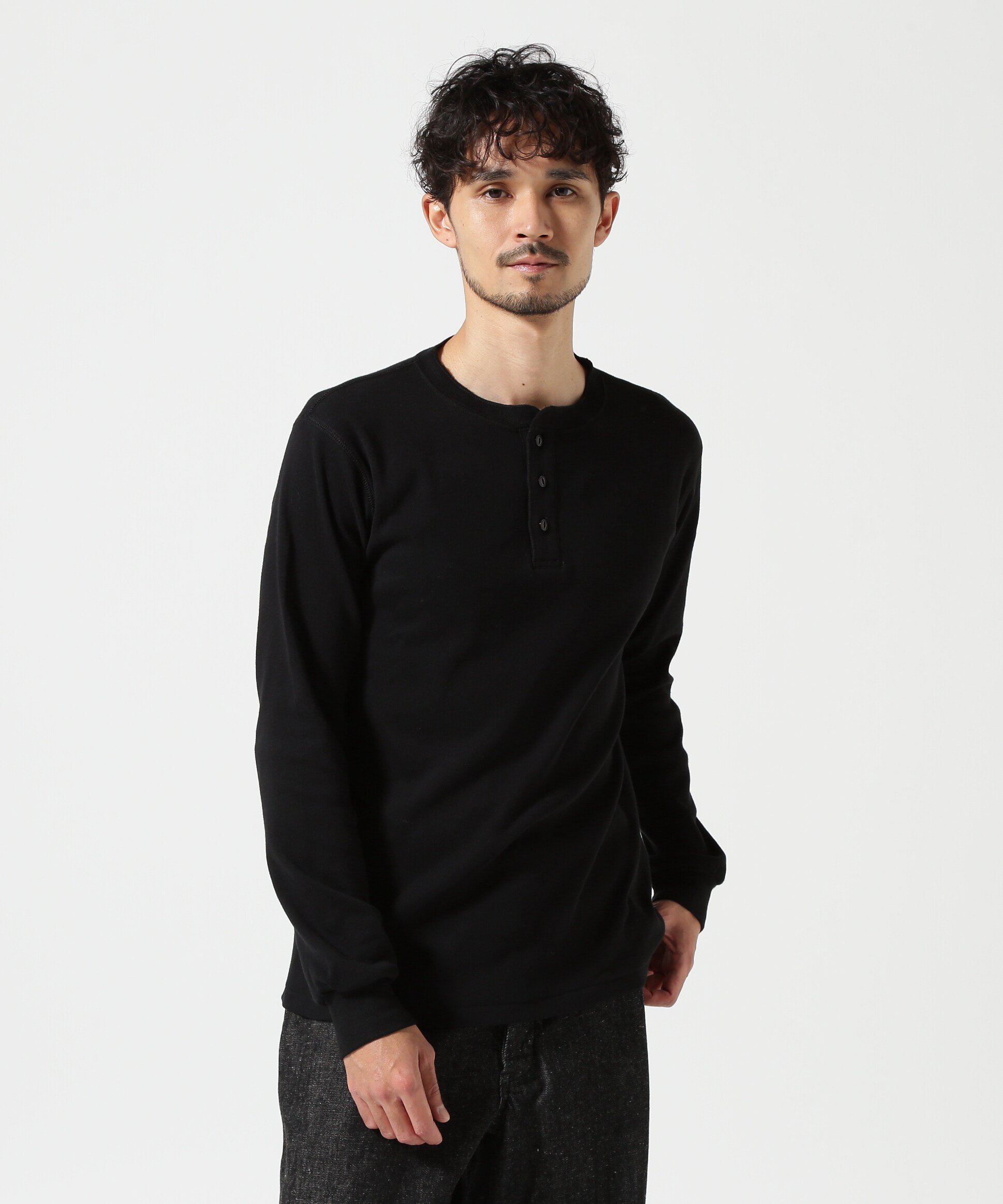 Schott｜2PACK LS HENLEY NECK T-SHIRT/2パック ヘンリーネック ロンT