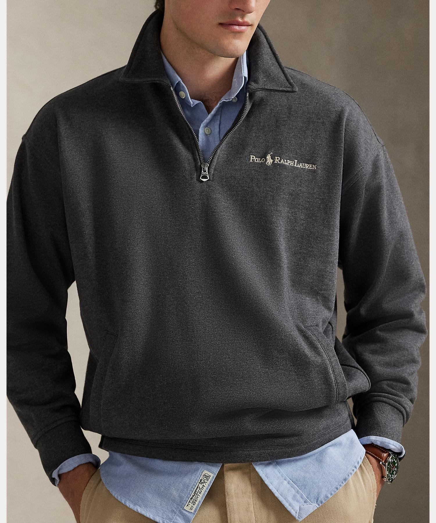 RALPH LAUREN｜リラックス フィット ロゴ フリース スウェットシャツ
