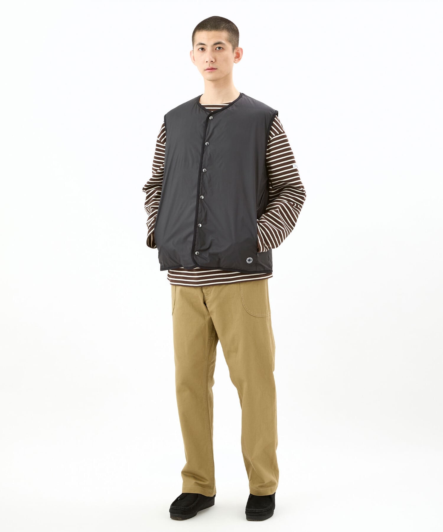 Bshop｜ORCIVAL | ポリエステルタフタ インナーダウン ベスト MEN