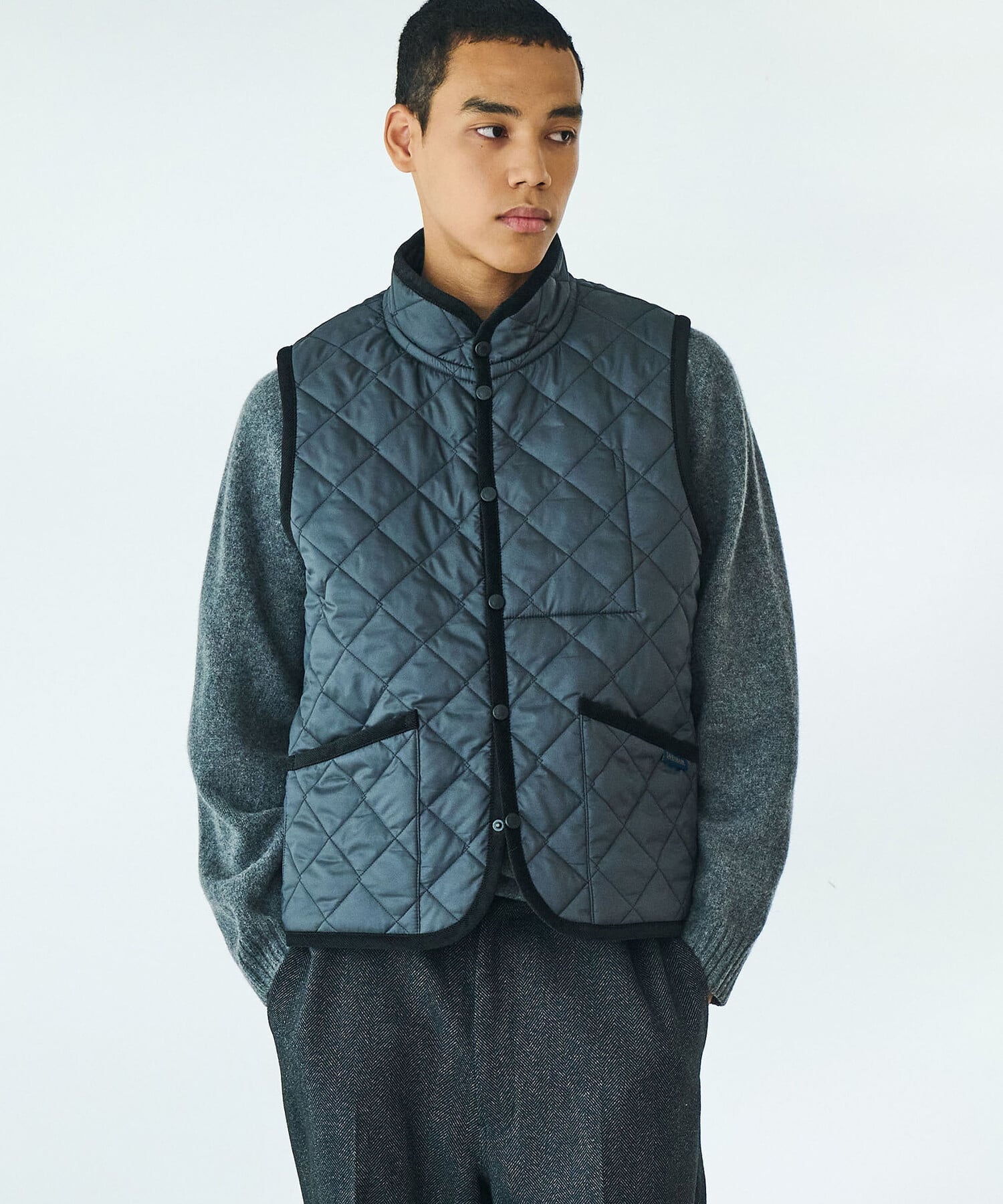 1/18まで値下げ‼️新品　リネンヤ　キルティングベスト ポリエステル モックネック キルティングベスト | Brooks Brothers