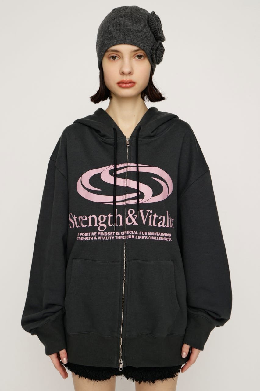 SLY｜PRINT OVER HOODIE | Rakuten Fashion(楽天ファッション／旧楽天