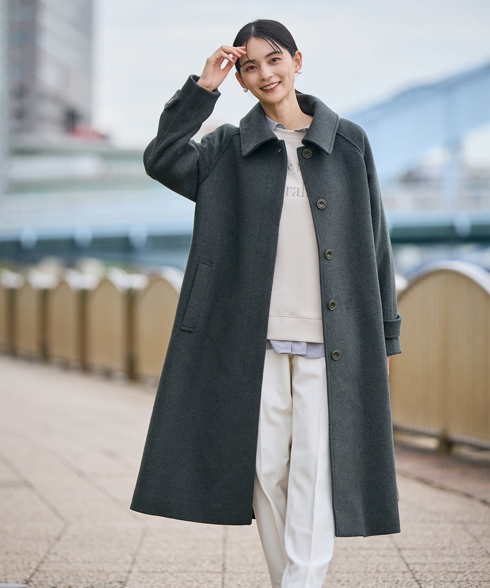a.v.v｜ステンカラーロングコート | Rakuten Fashion(楽天ファッション