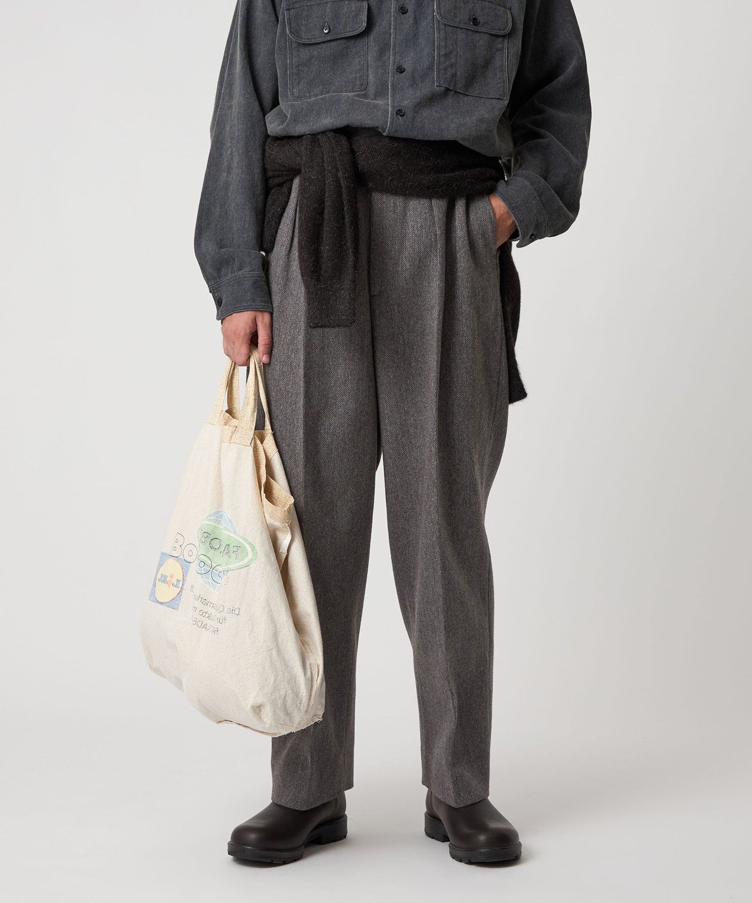 【美品】Steven Alan ホップサック ツープリーツ ドレス トラウザーズ Steven Alan（スティーブンアラン）の「＜Steven Alan＞ ライトホップ