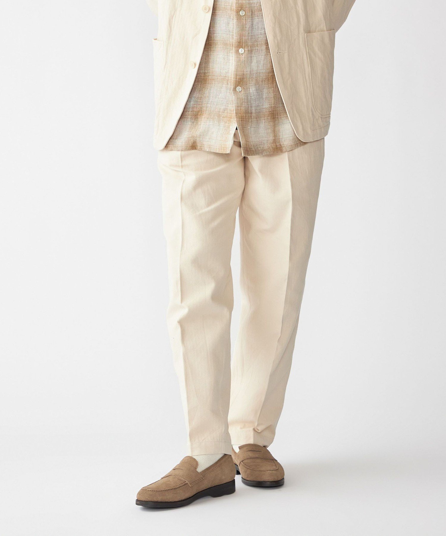 Southwick:Gate Label フェルテッド 1プリーツ スラックス セール】Southwick:〈セットアップ対応〉Gate Label フェルテッド 1