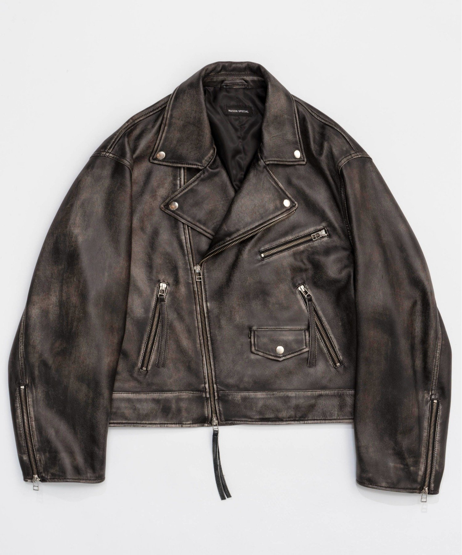 MAISON SPECIAL｜Leather Riders Jacket | Rakuten Fashion(楽天
