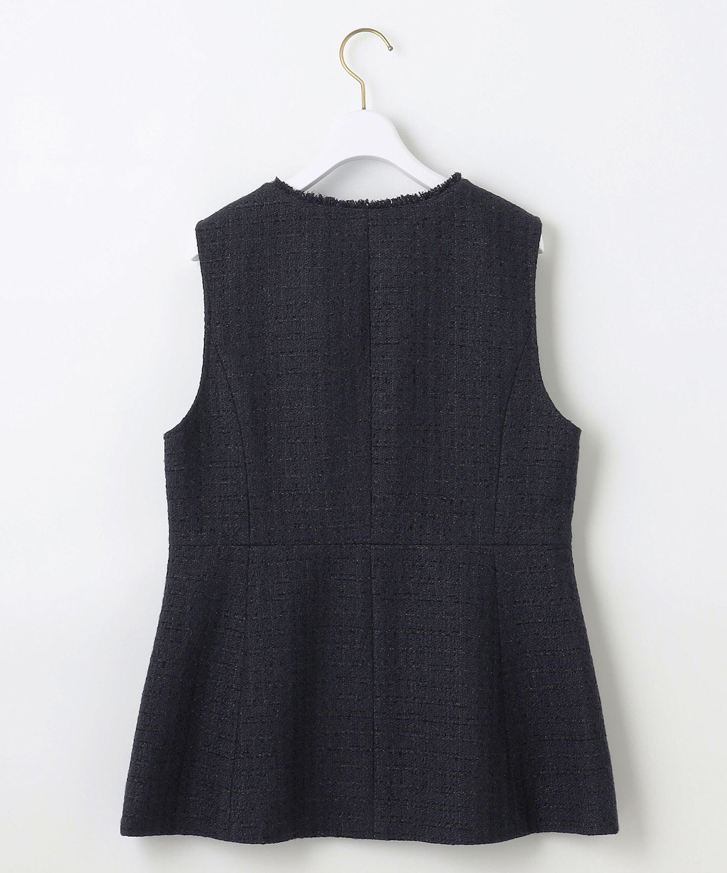 ANY SIS｜ファンシーツイードペプラム ジレ | Rakuten Fashion(楽天