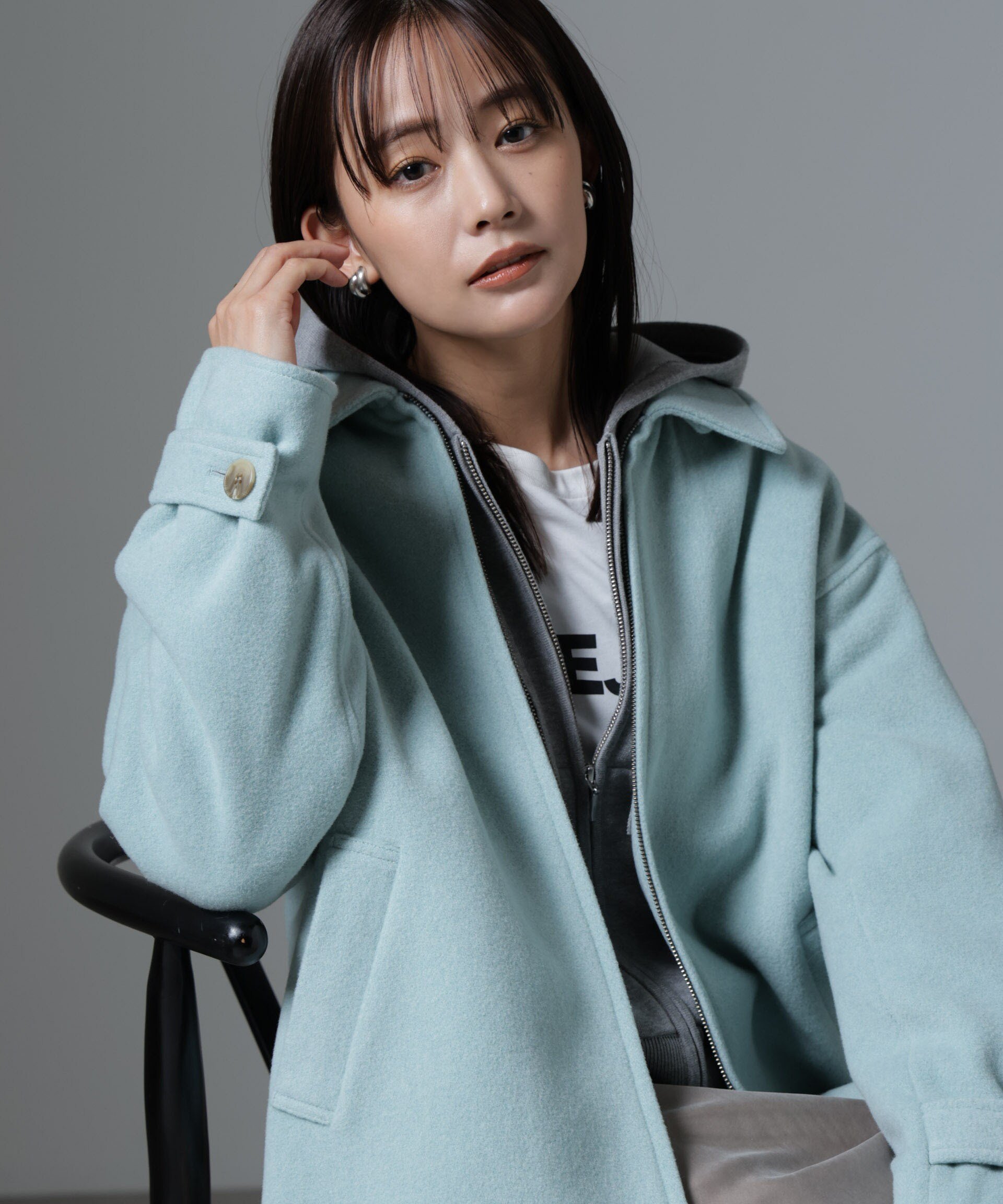 NANO universe｜ZIPミドルコート | Rakuten Fashion(楽天ファッション