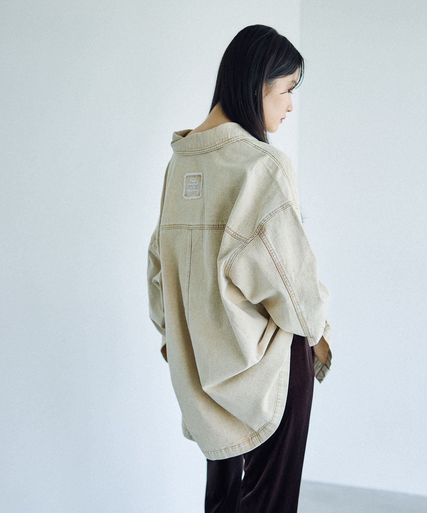LEPSIM｜フリンジパッチ/BIGデニムシャツ | Rakuten Fashion(楽天