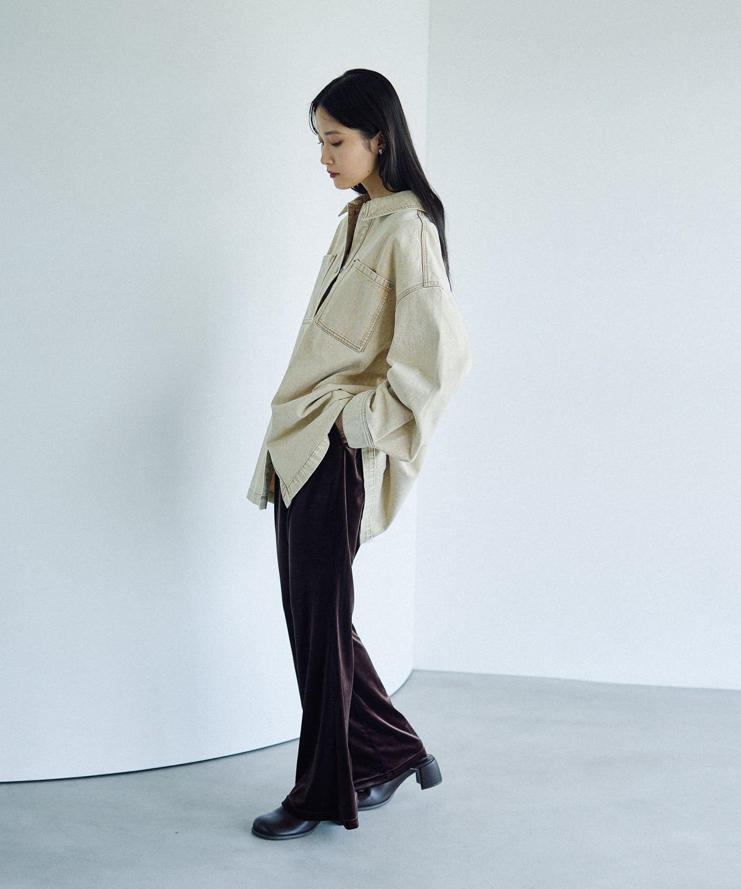 LEPSIM｜フリンジパッチ/BIGデニムシャツ | Rakuten Fashion(楽天