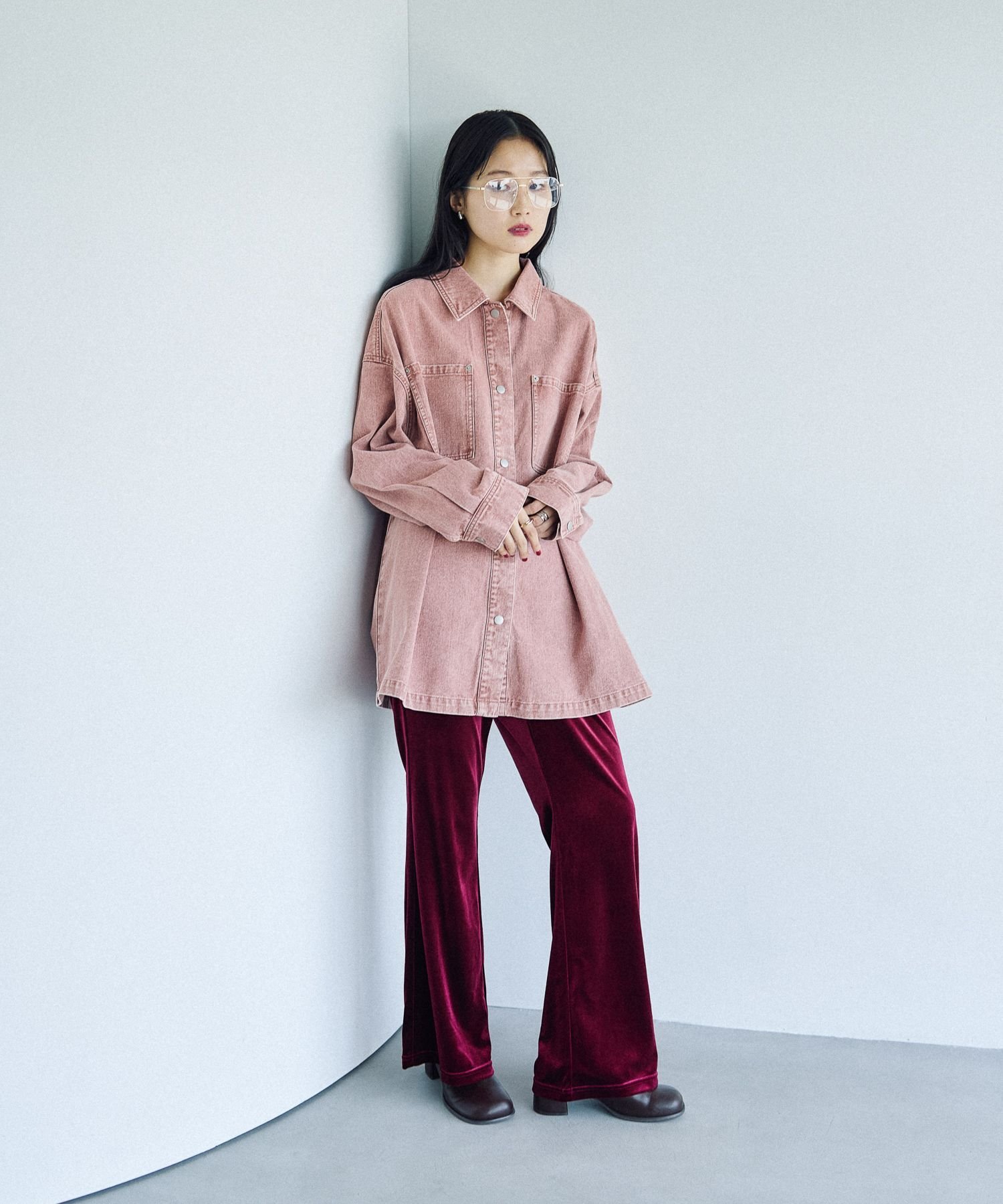 LEPSIM｜フリンジパッチ/BIGデニムシャツ | Rakuten Fashion(楽天