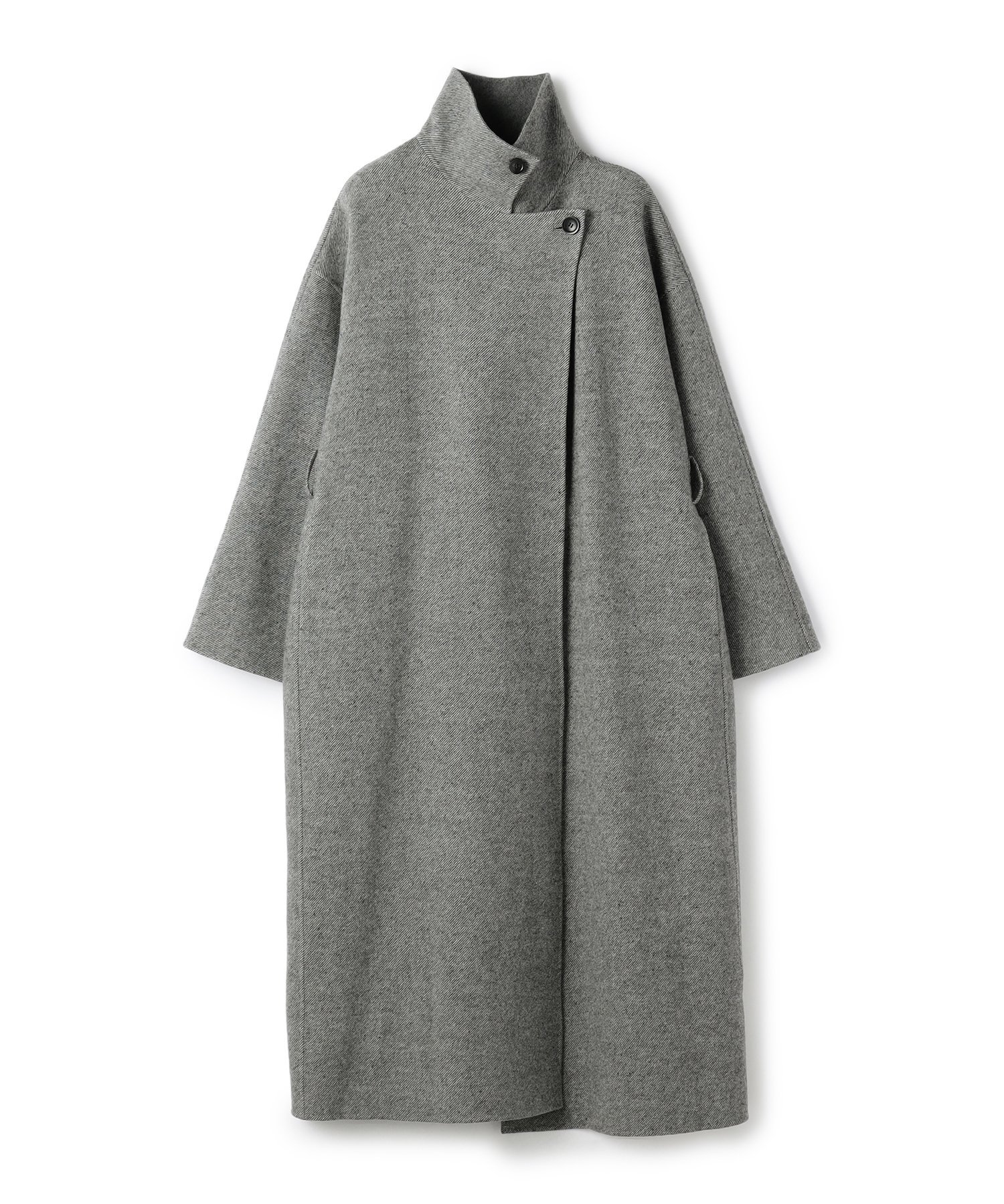N.O.R.C｜ジーロンウールシルクネップリバーコート | Rakuten Fashion