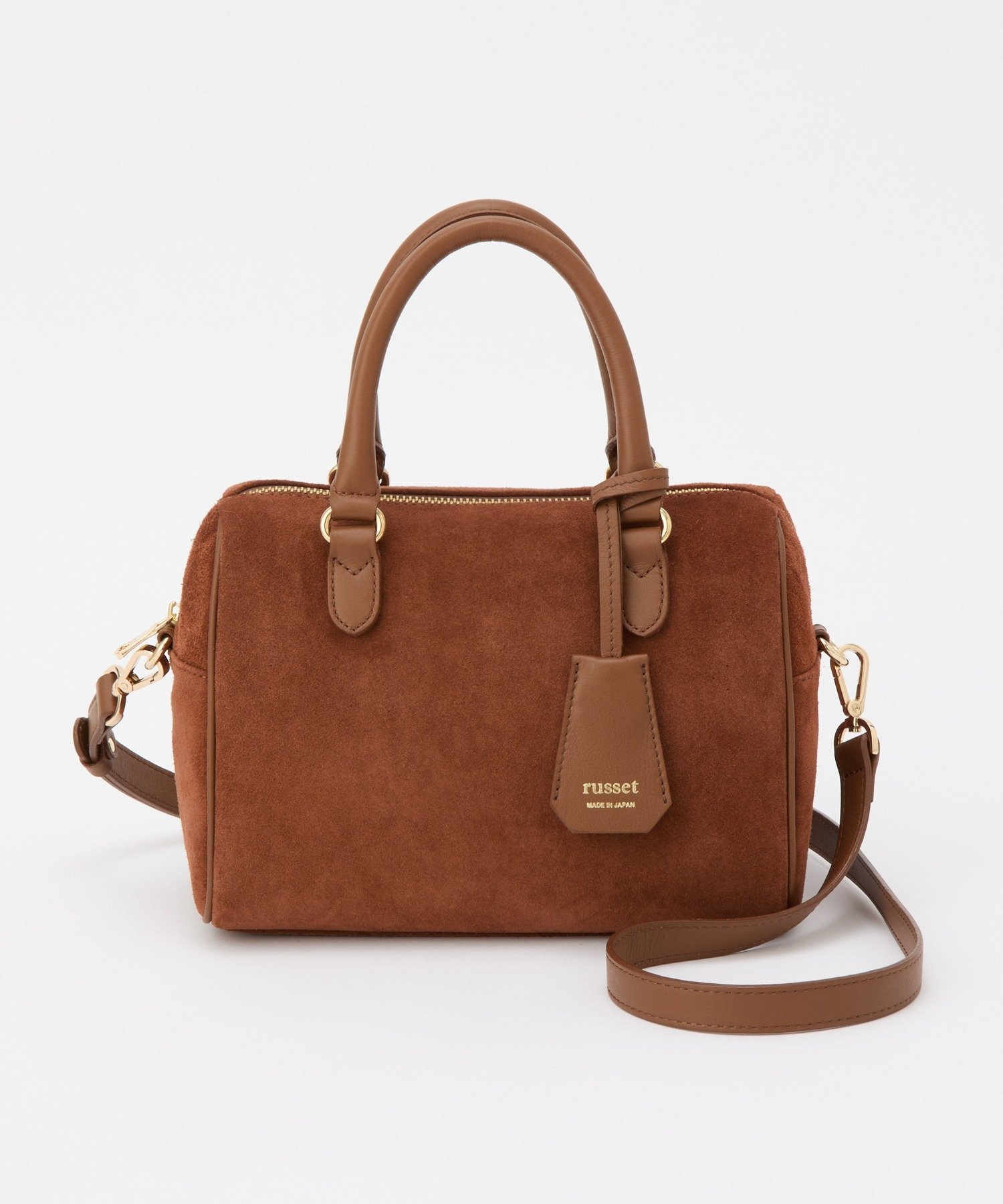 russet｜スエード2WAYミニボストンバッグ | Rakuten Fashion(楽天