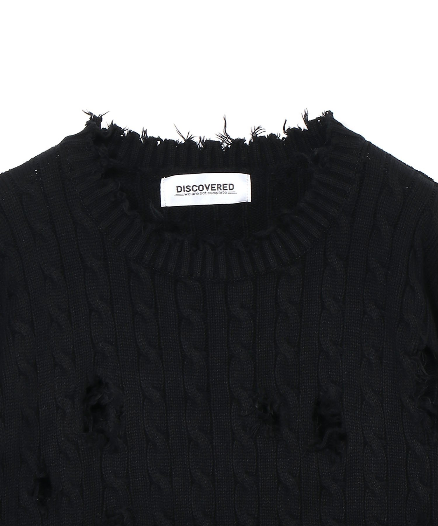 DISCOVERED｜DISCOVERED/(U)CABLE DAMAGE KNIT | Rakuten Fashion(楽天