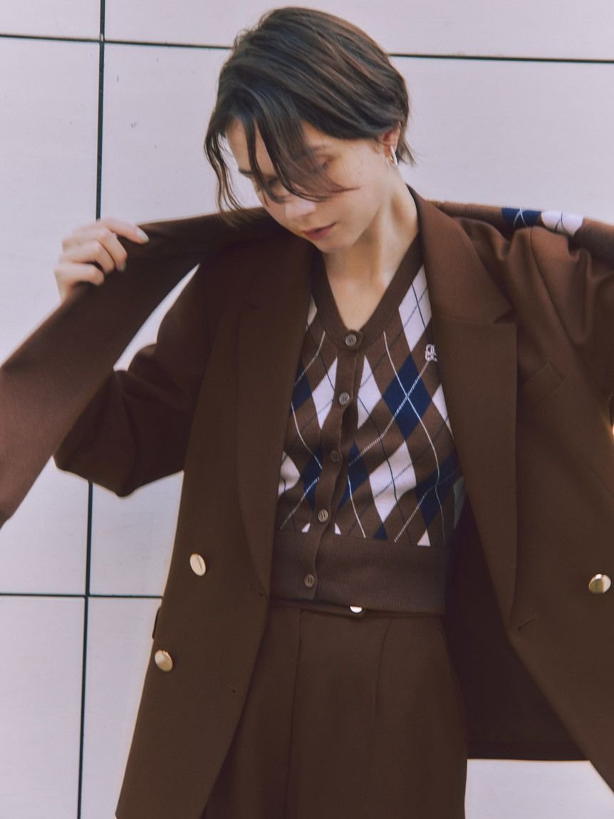 SNIDEL｜Sustainableメタルボタンテーラードジャケット | Rakuten