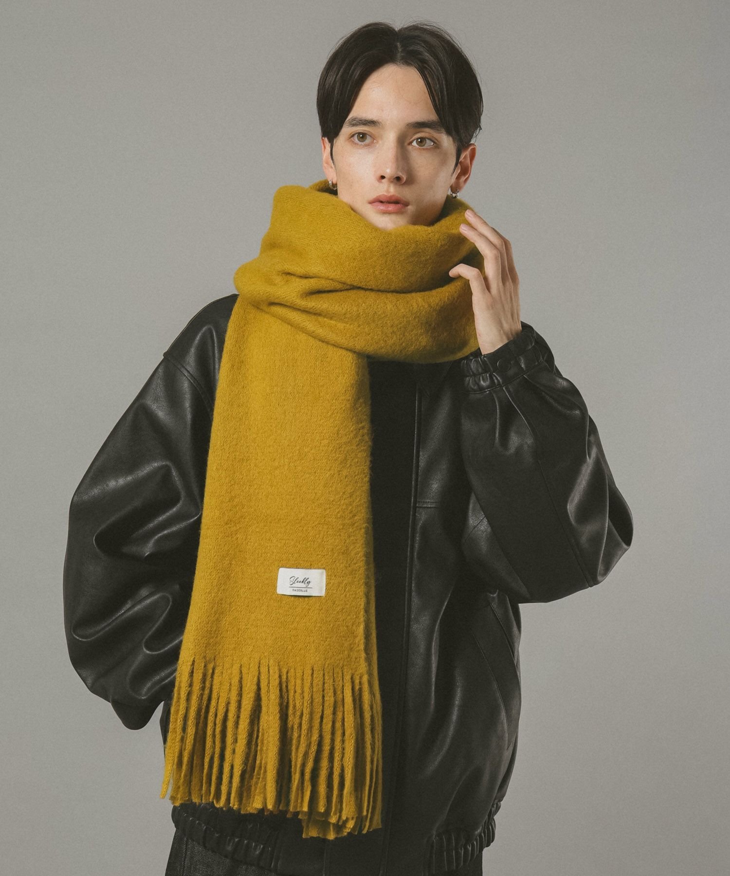 RAGEBLUE｜【UNISEX】ボリュームフリンジマフラー | Rakuten Fashion