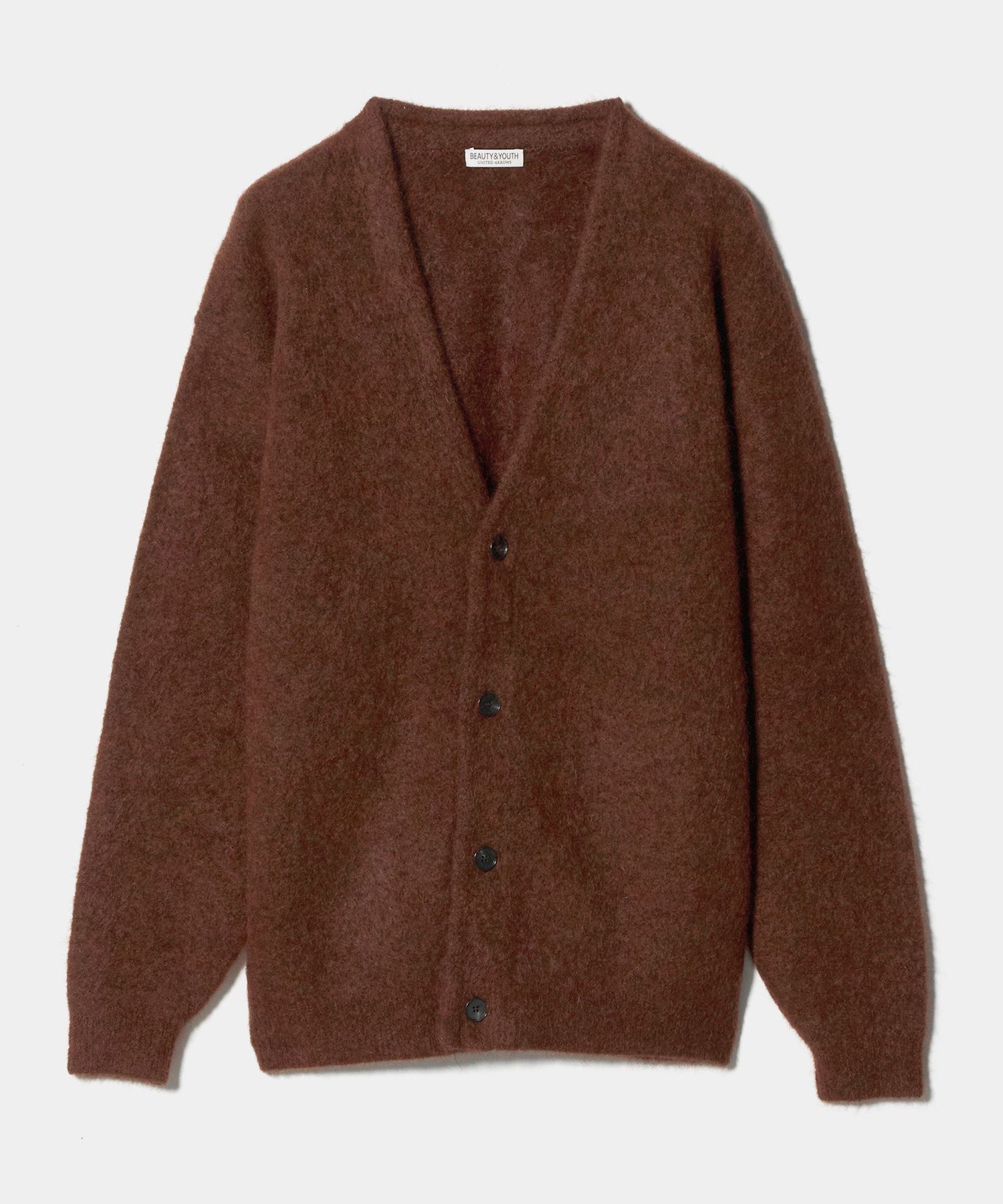 BEAUTY&YOUTH UNITED ARROWS｜シャギー モヘヤ Vネック カーディガン
