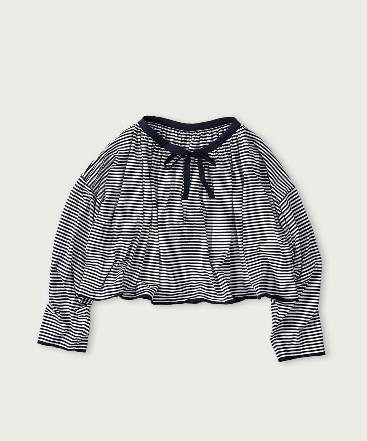 45R｜スーピマ天竺のギャザーブラウス | Rakuten Fashion(楽天