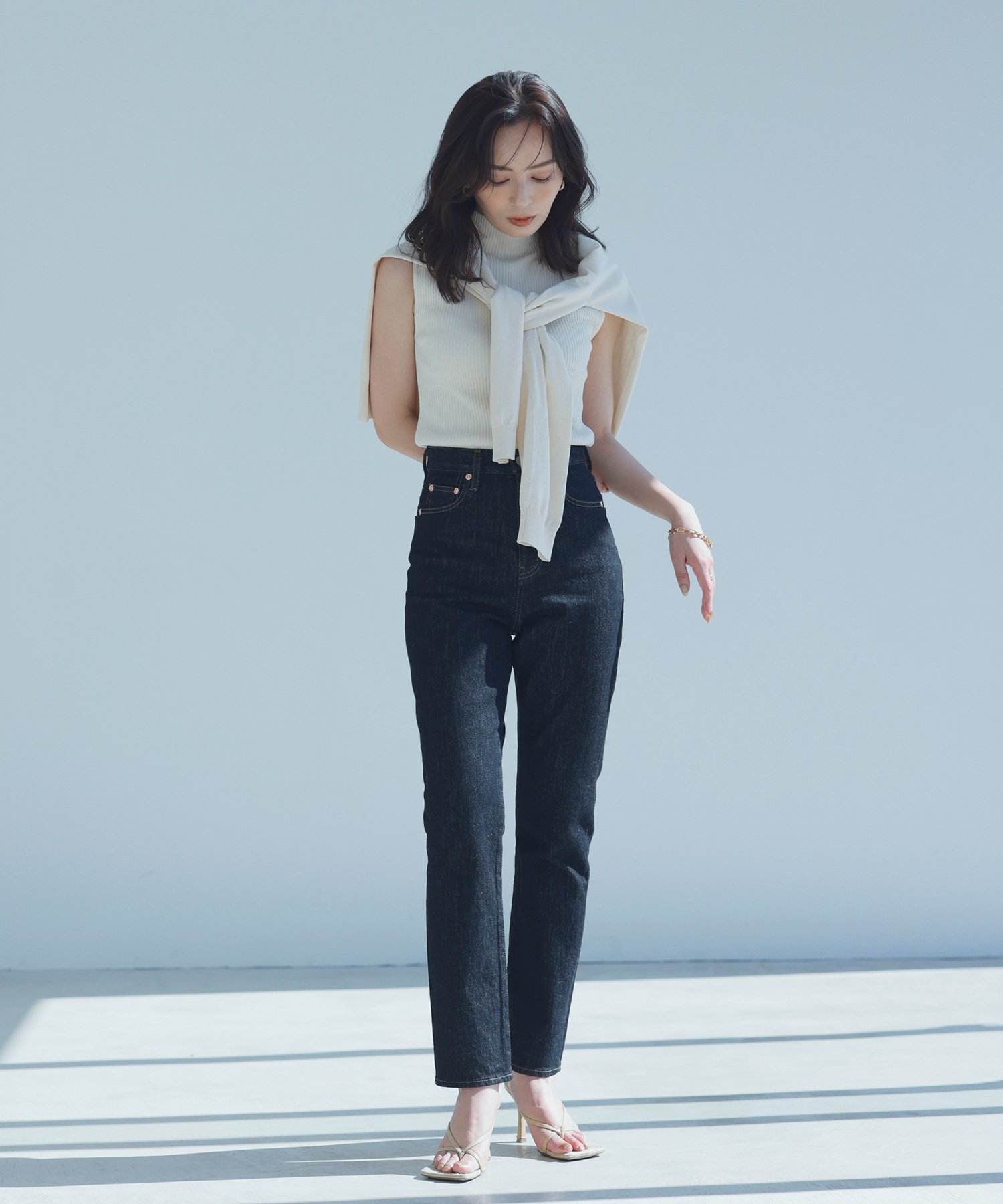 anuans｜Slim straight denim | Rakuten Fashion(楽天ファッション／旧