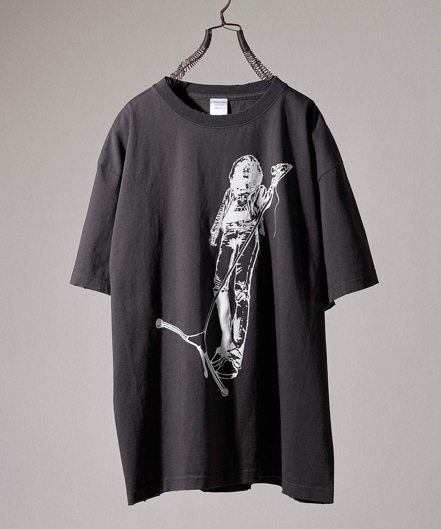 NUMBER (N)INE｜HARD WASH DAMAGE T-SHIRT | Rakuten Fashion(楽天