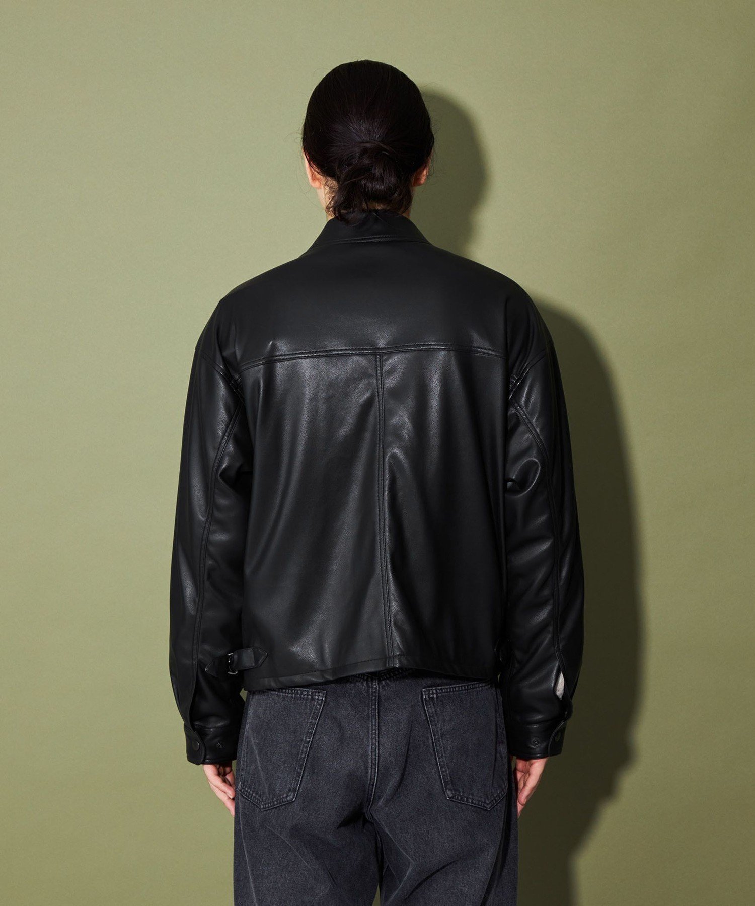 CITEN レザージャケット UNITED ARROWS LTD. OUTLET｜<CITEN>レザーライクブルゾン | Rakuten