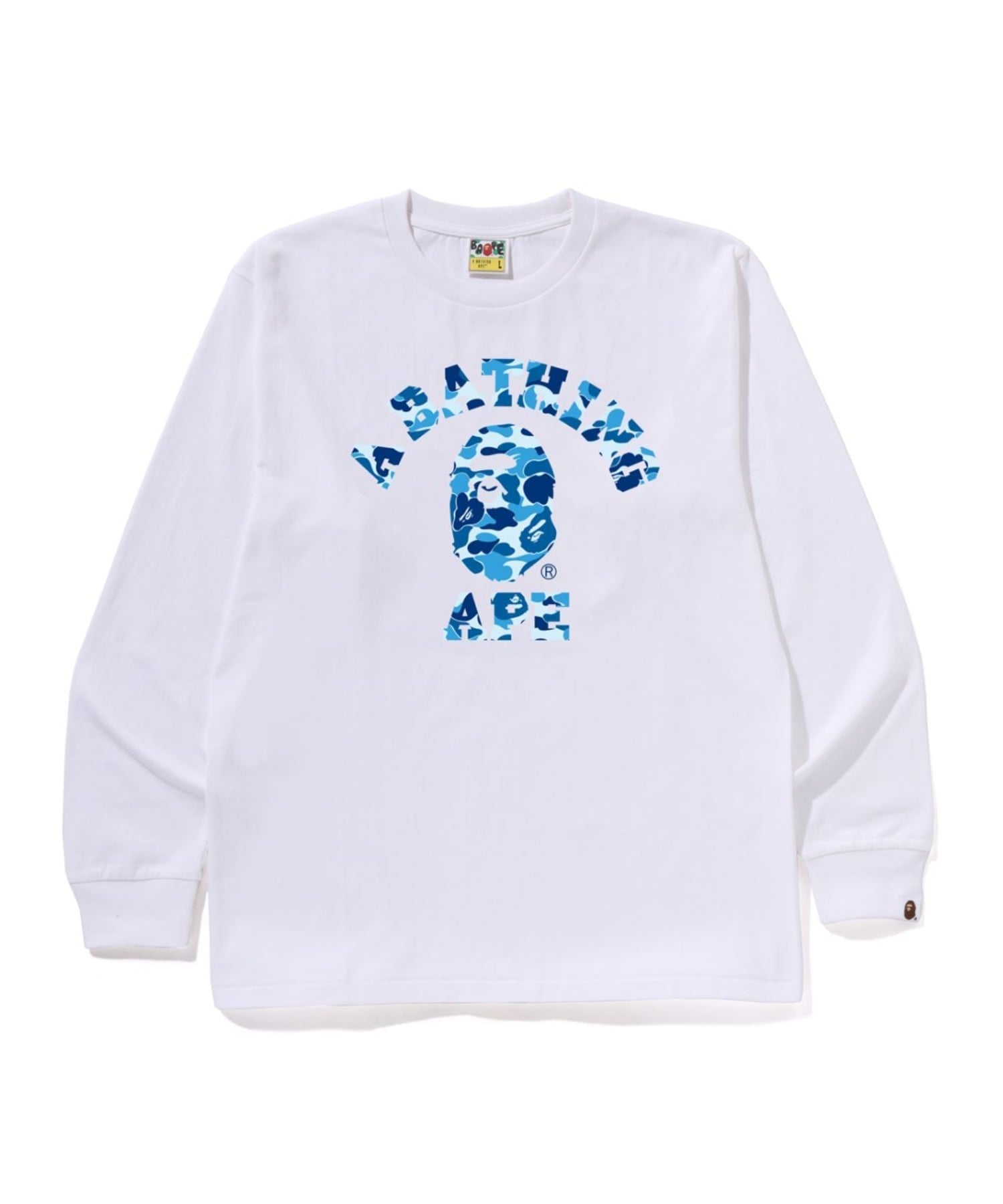 A BATHING APE｜ABC CAMO COLLEGE LS TEE | Rakuten Fashion(楽天