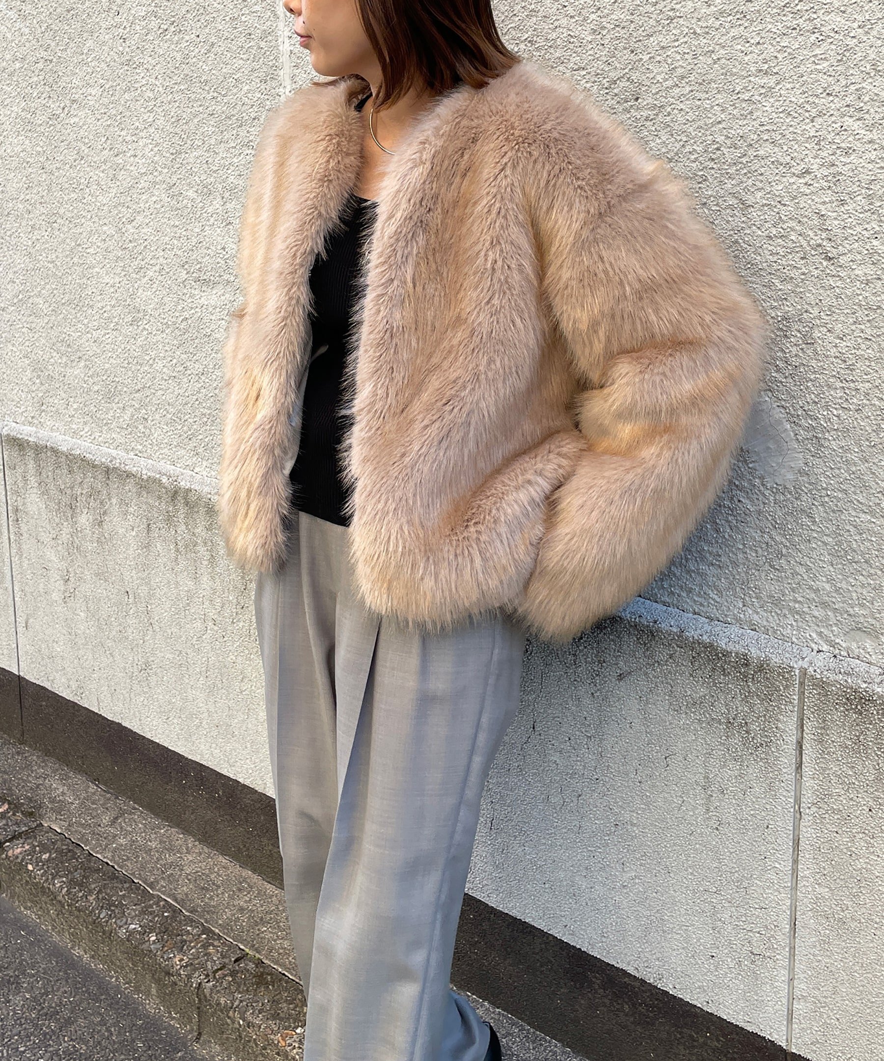 1er Arrondissement｜ECOPELファーショートコート | Rakuten Fashion