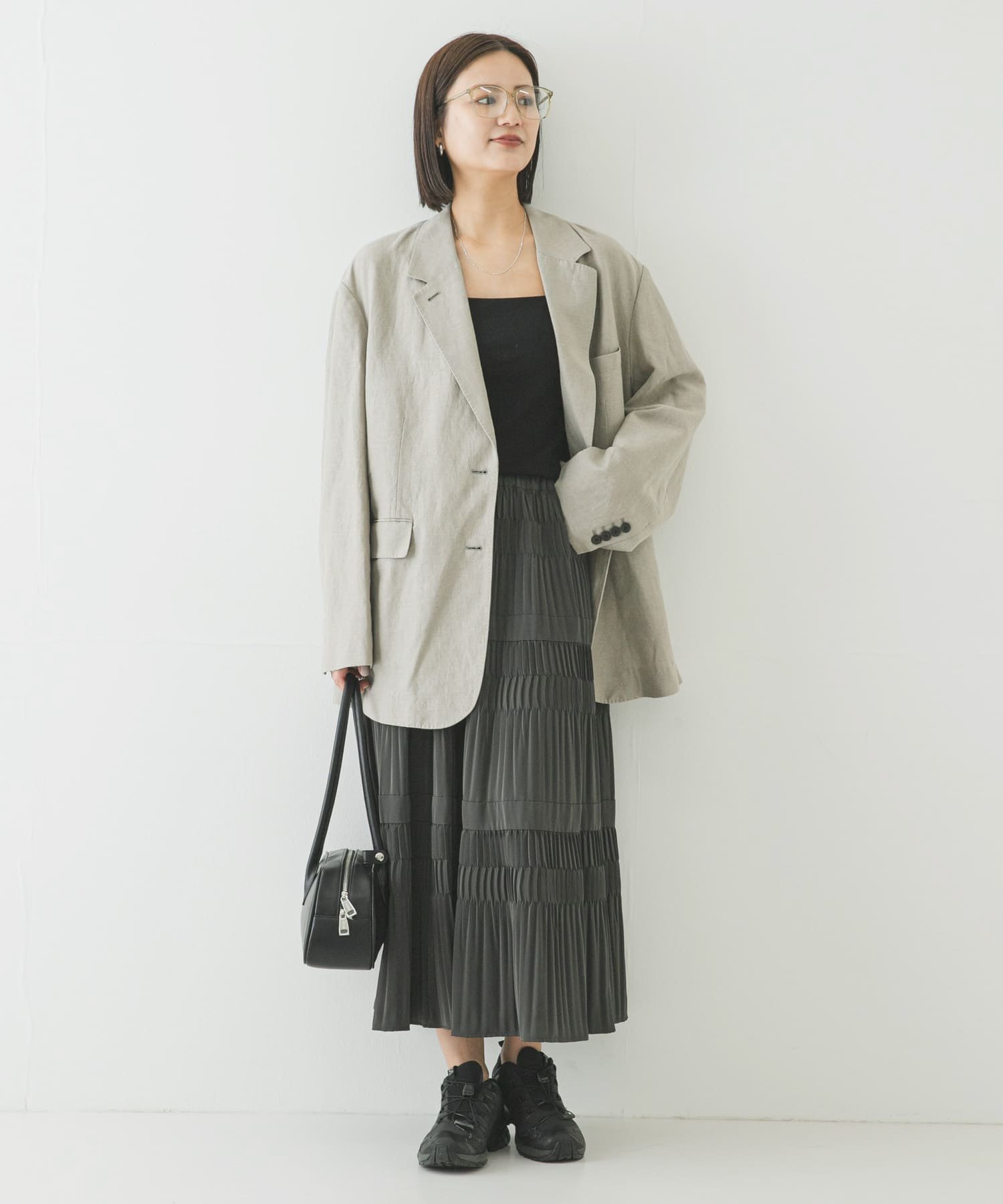 URBAN RESEARCH｜プリーツティアードスカート | Rakuten Fashion(楽天
