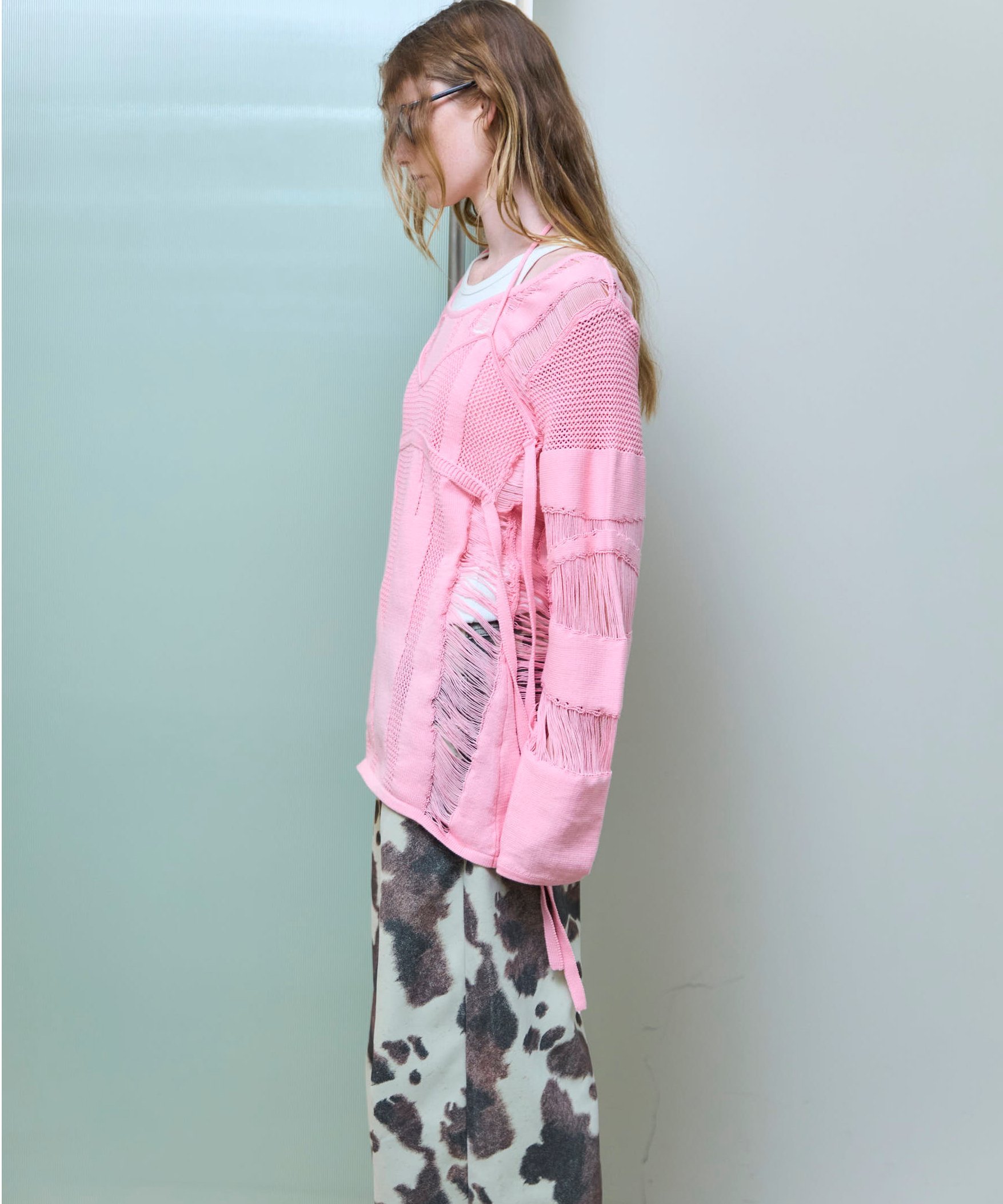 MAISON SPECIAL｜Random Mesh Knit Tops | Rakuten Fashion(楽天
