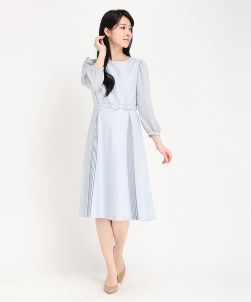 STRAWBERRY-FIELDS｜ダブルプリーツワンピース | Rakuten Fashion(楽天