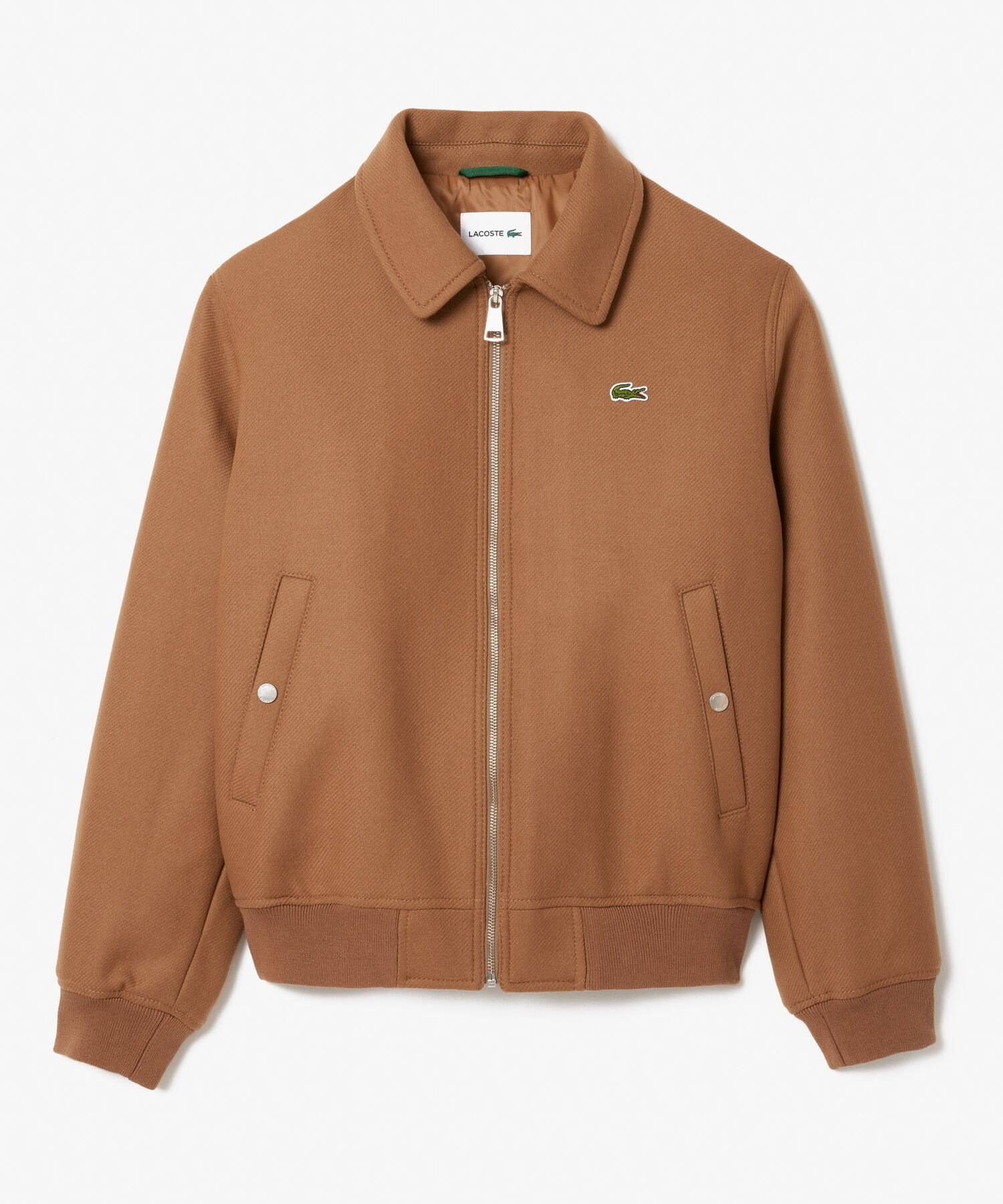 LACOSTE｜裏地キルティング 中綿 ウールアビエイタージャケット