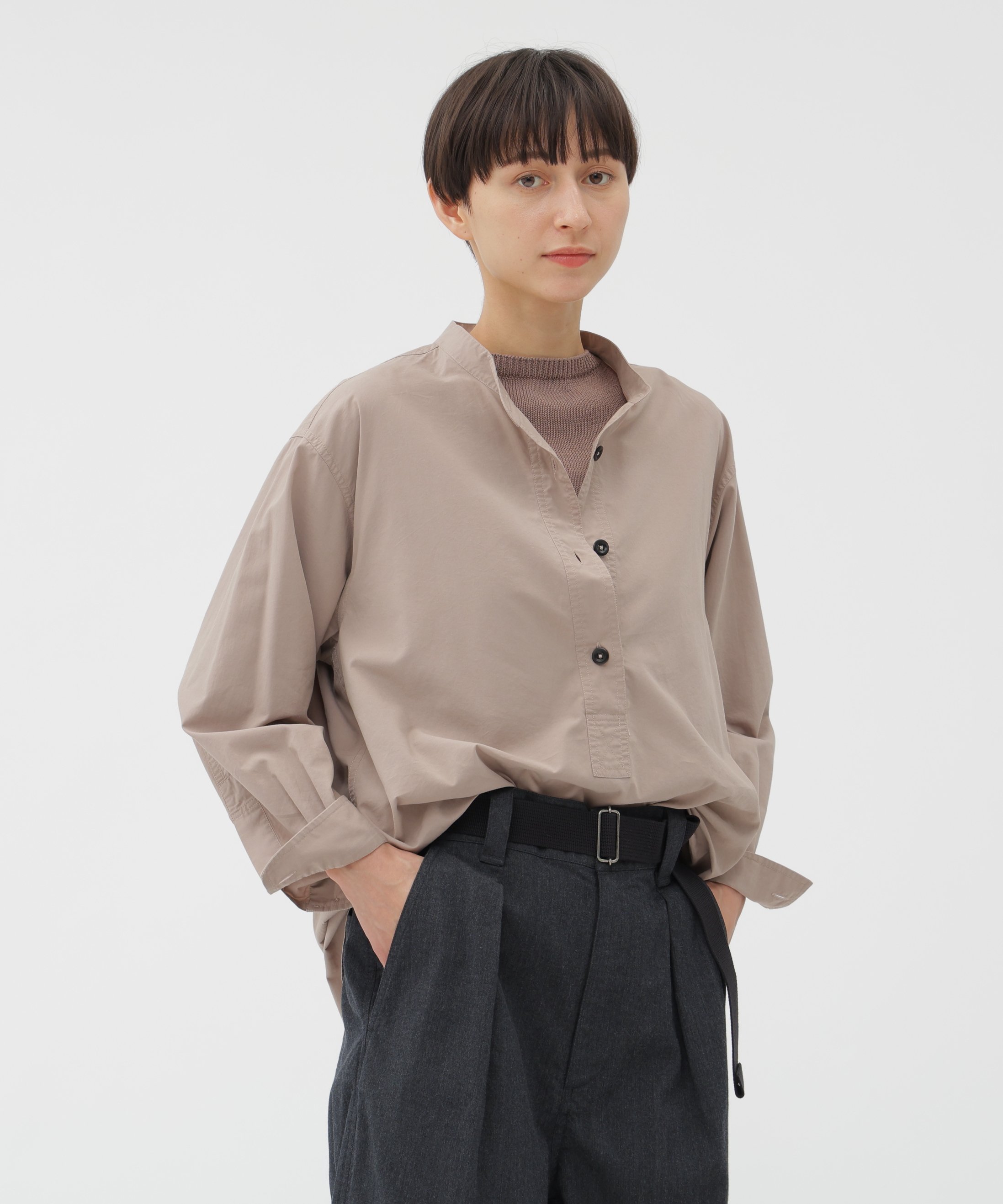 MARGARET HOWELL｜FLUID COTTON POPLIN SHIRT | Rakuten Fashion(楽天