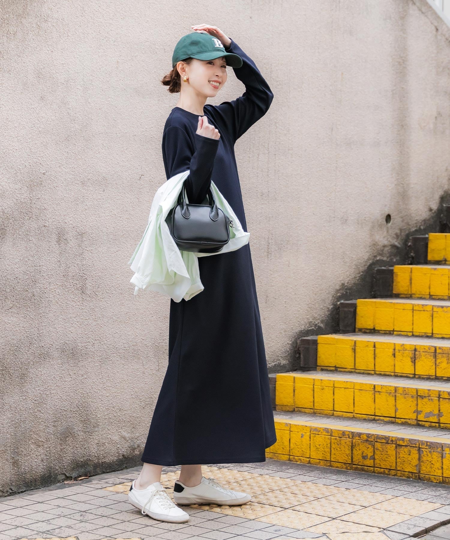 coca｜エンボス加工Aラインフレアワンピース | Rakuten Fashion(楽天