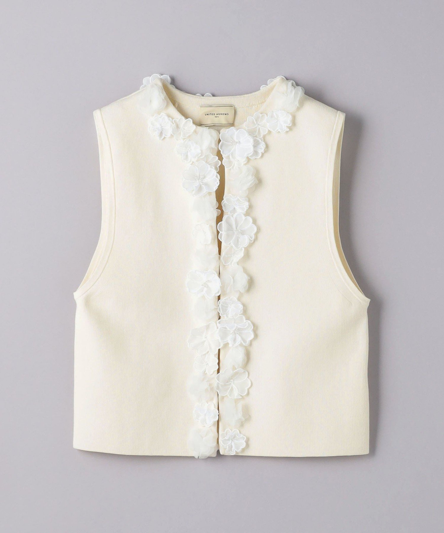 UNITED ARROWS LTD. OUTLET｜3D フラワーモチーフ ニットベスト