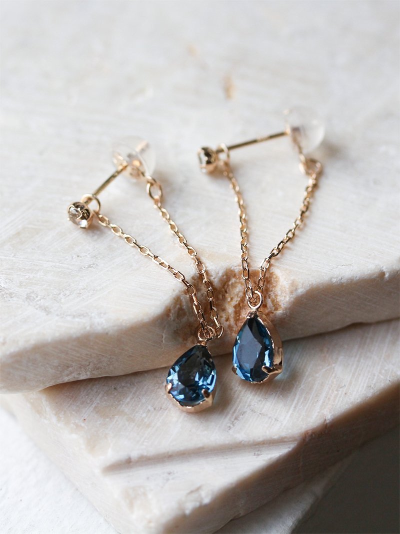cui-cui｜クリスタル / 黒蝶貝 ピアス | K10YG | Rakuten Fashion(楽天