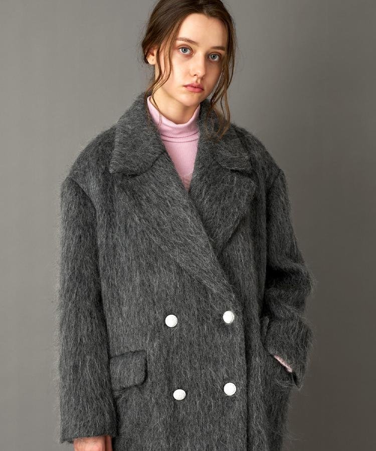 DRESSTERIOR｜モヘヤ混シャギーチェスターコート | Rakuten Fashion