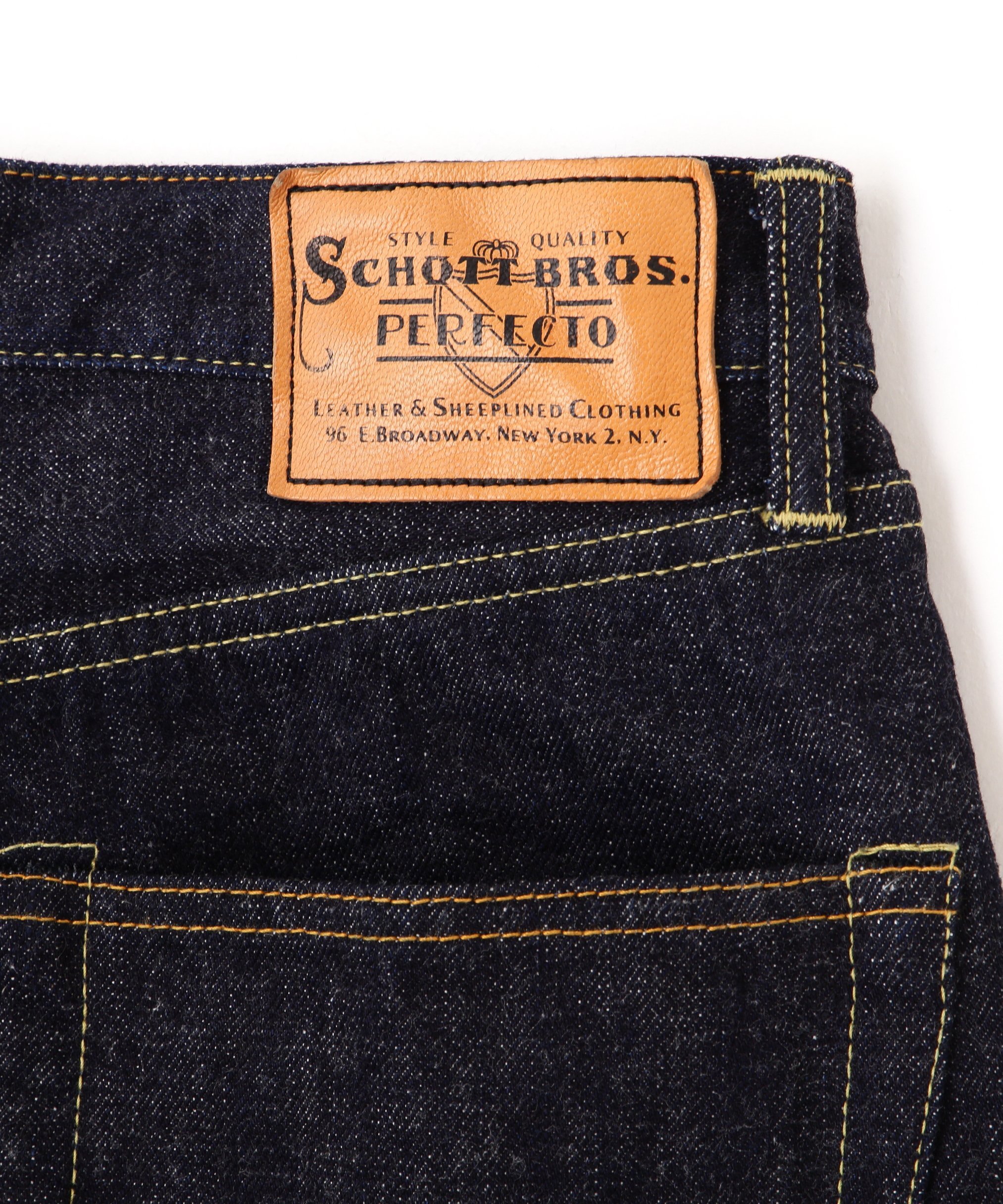 Schott｜PERFECTO 5P DENIM PANTS/パーフェクト 5Pデニムパンツ