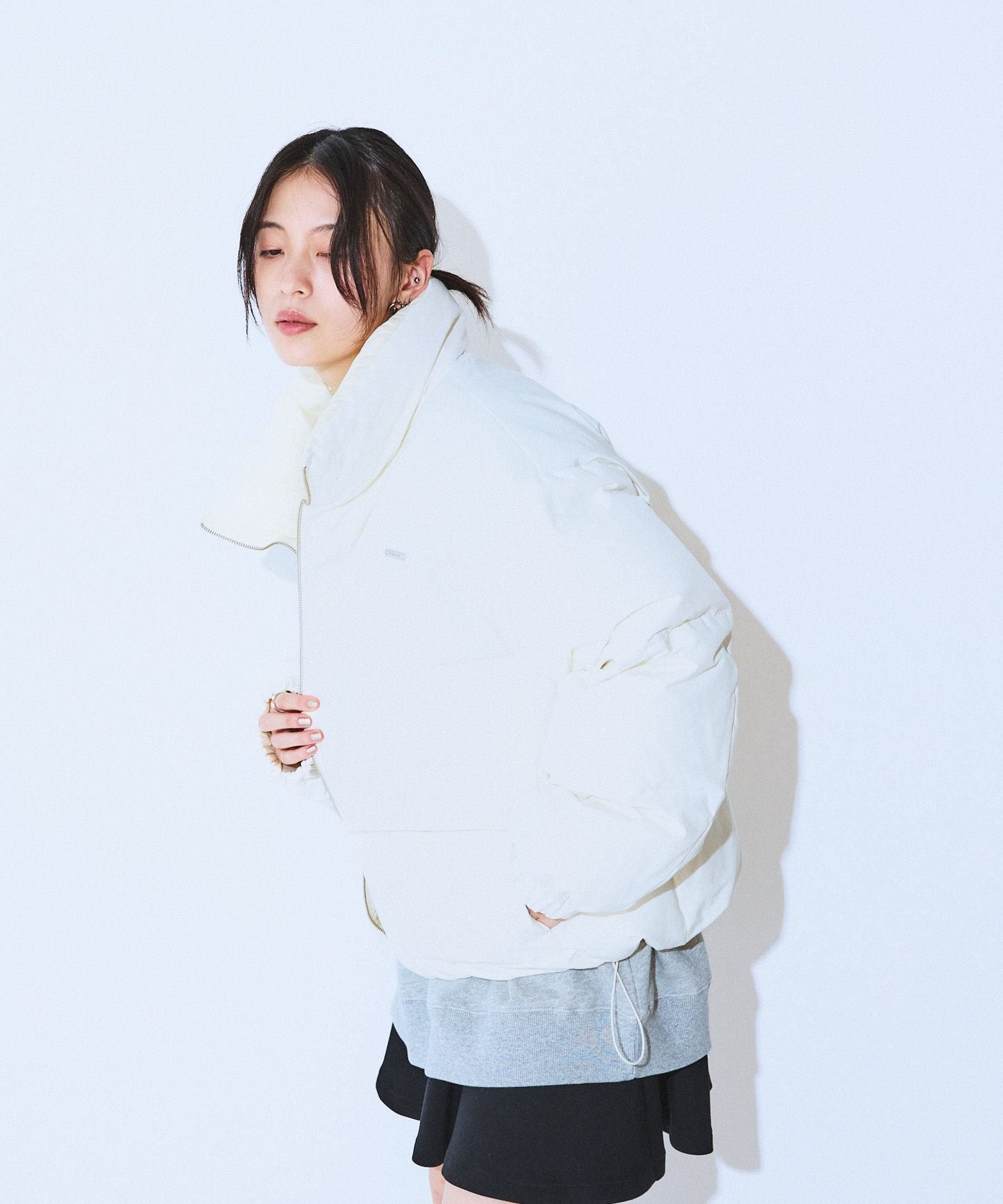 JEANASIS｜リバーシブルボリュームスタンドパファーコート | Rakuten