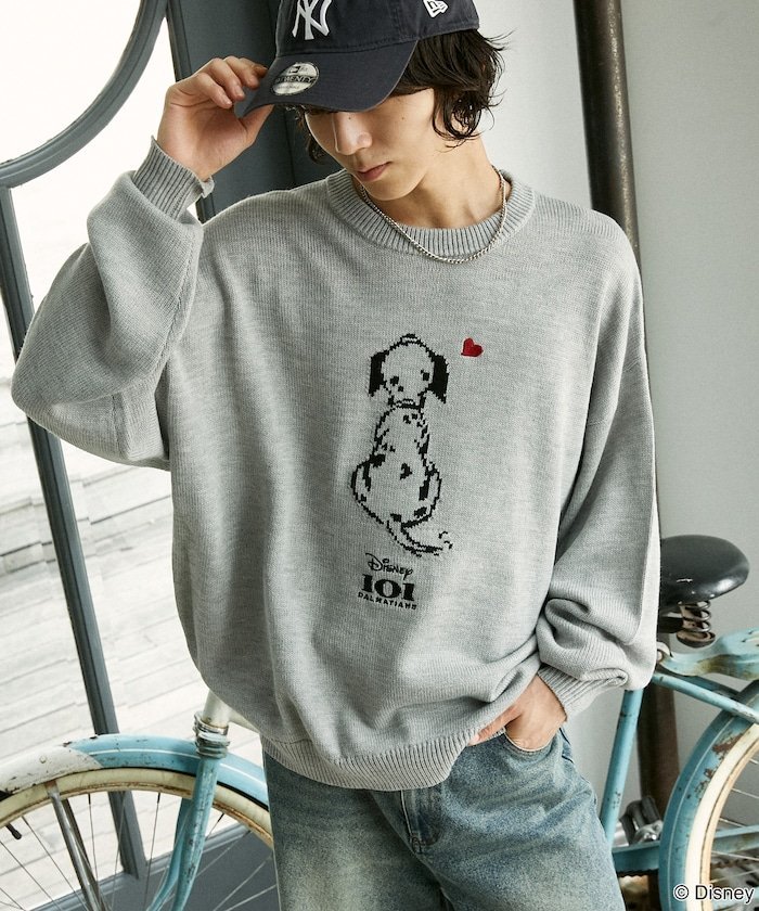 FREAK'S STORE｜別注 101 DALMETIANS HEART KNIT /101匹わんちゃん